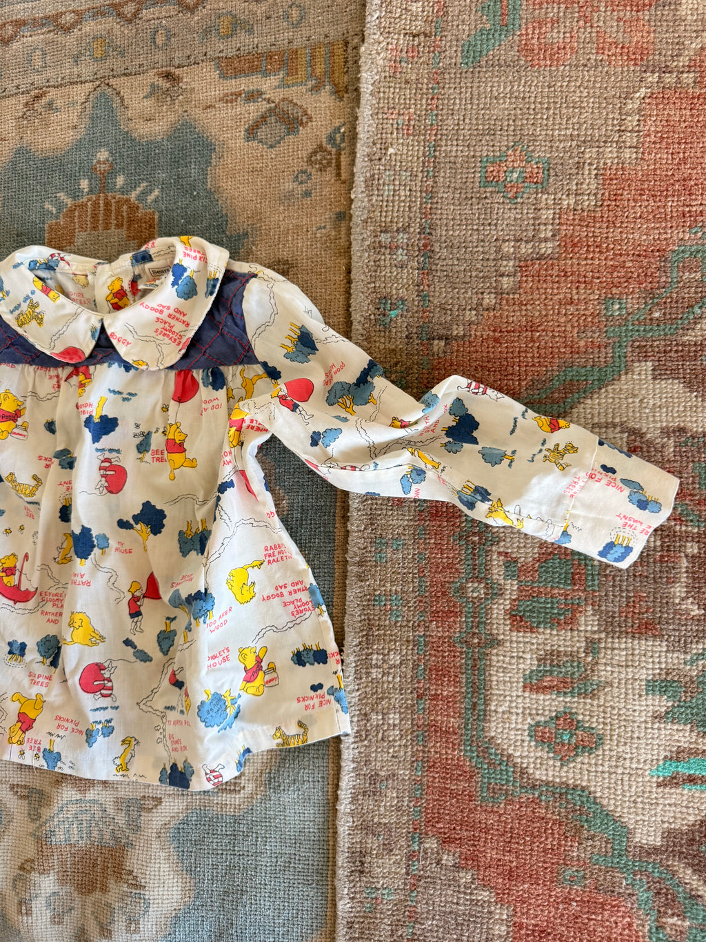 1970s winnie the pooh blouse