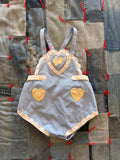 1940s hand sewn bunny romper