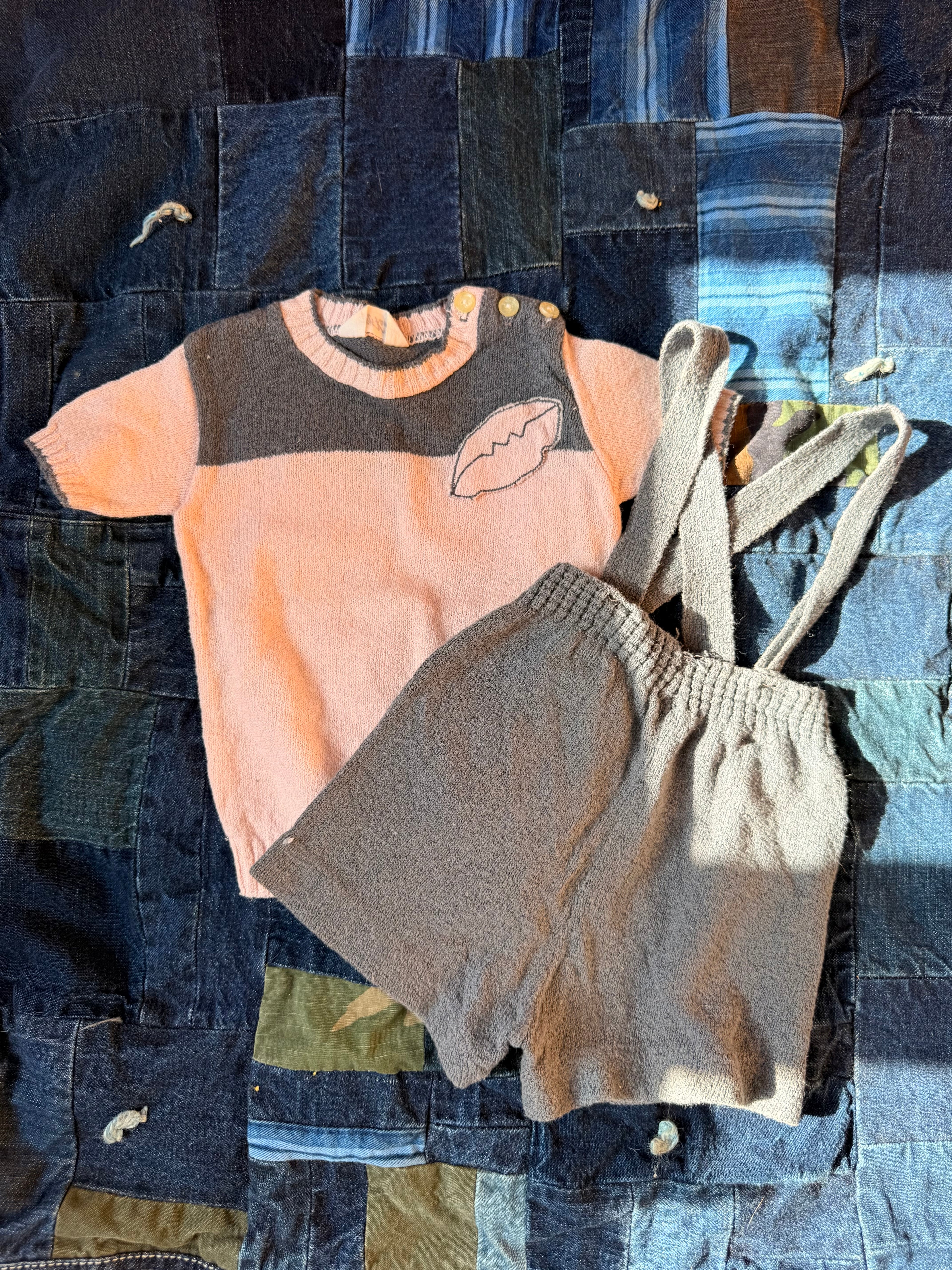 1940s football knit set