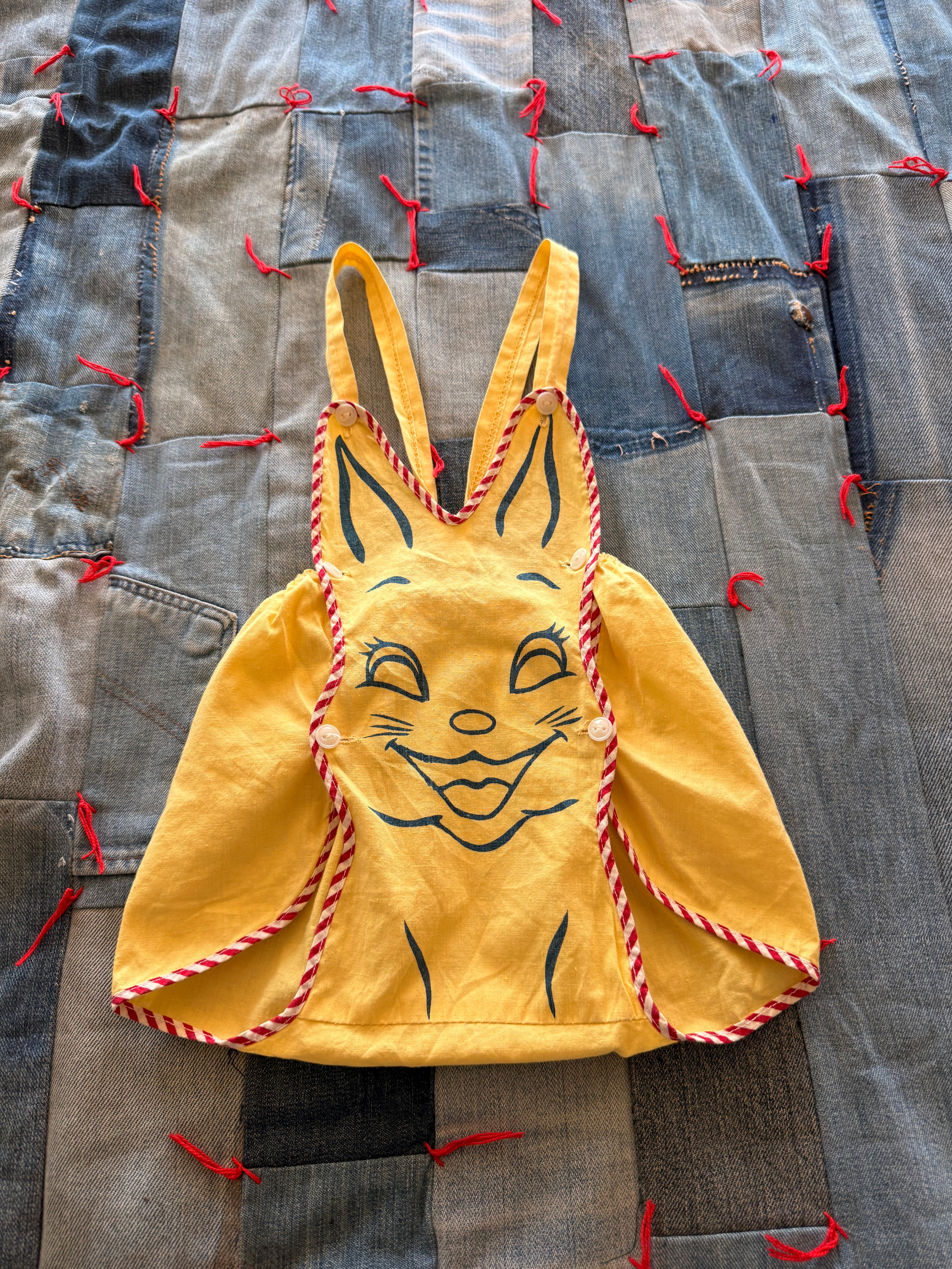 1950s happy bunny romper