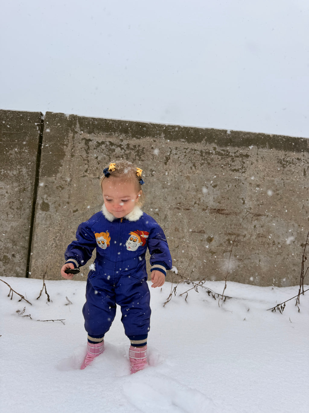 1940s japanese sukajan souvenir snowsuit, betty boop & peter pan