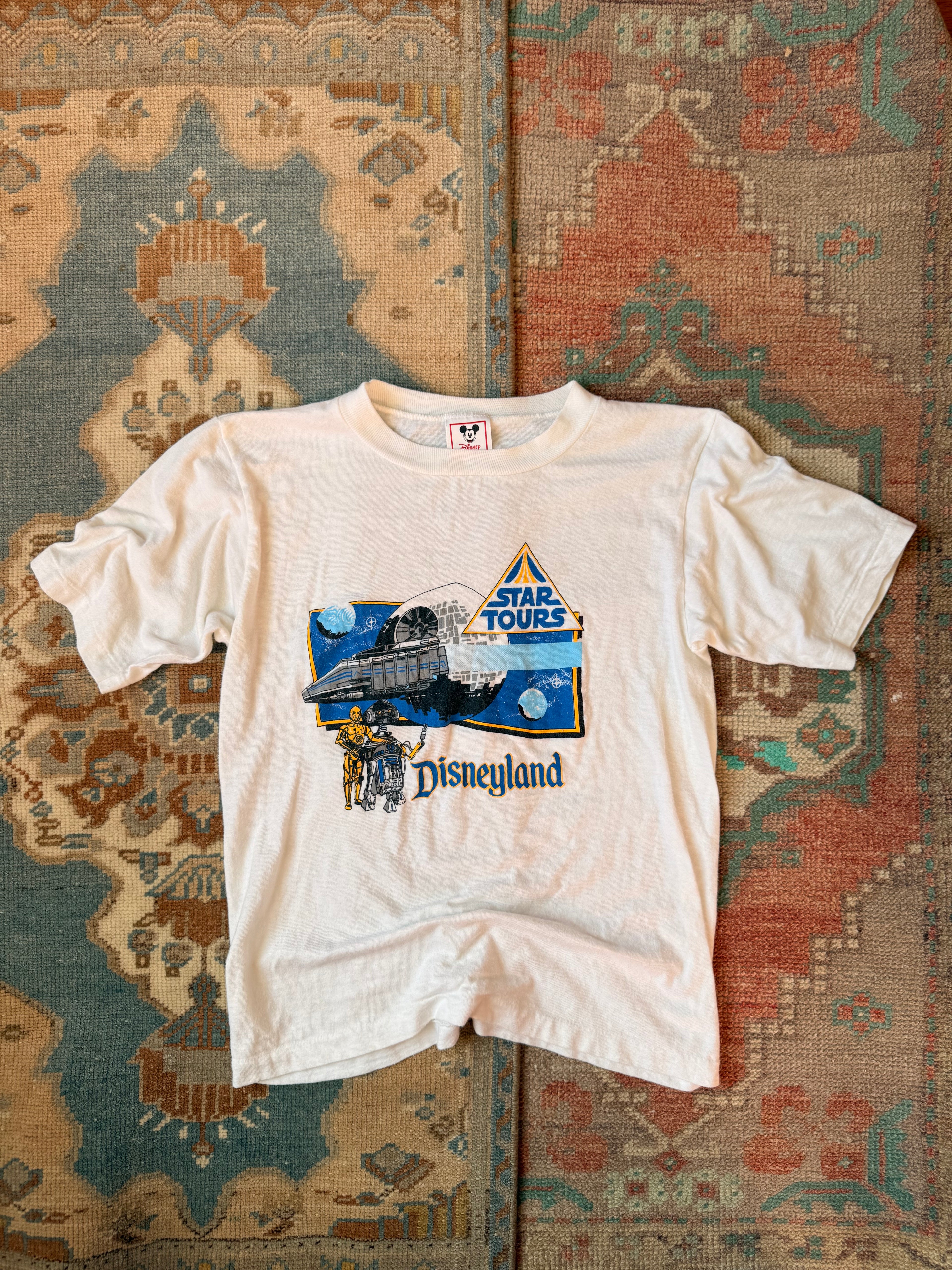 1980s star wars disneyland star tours tee