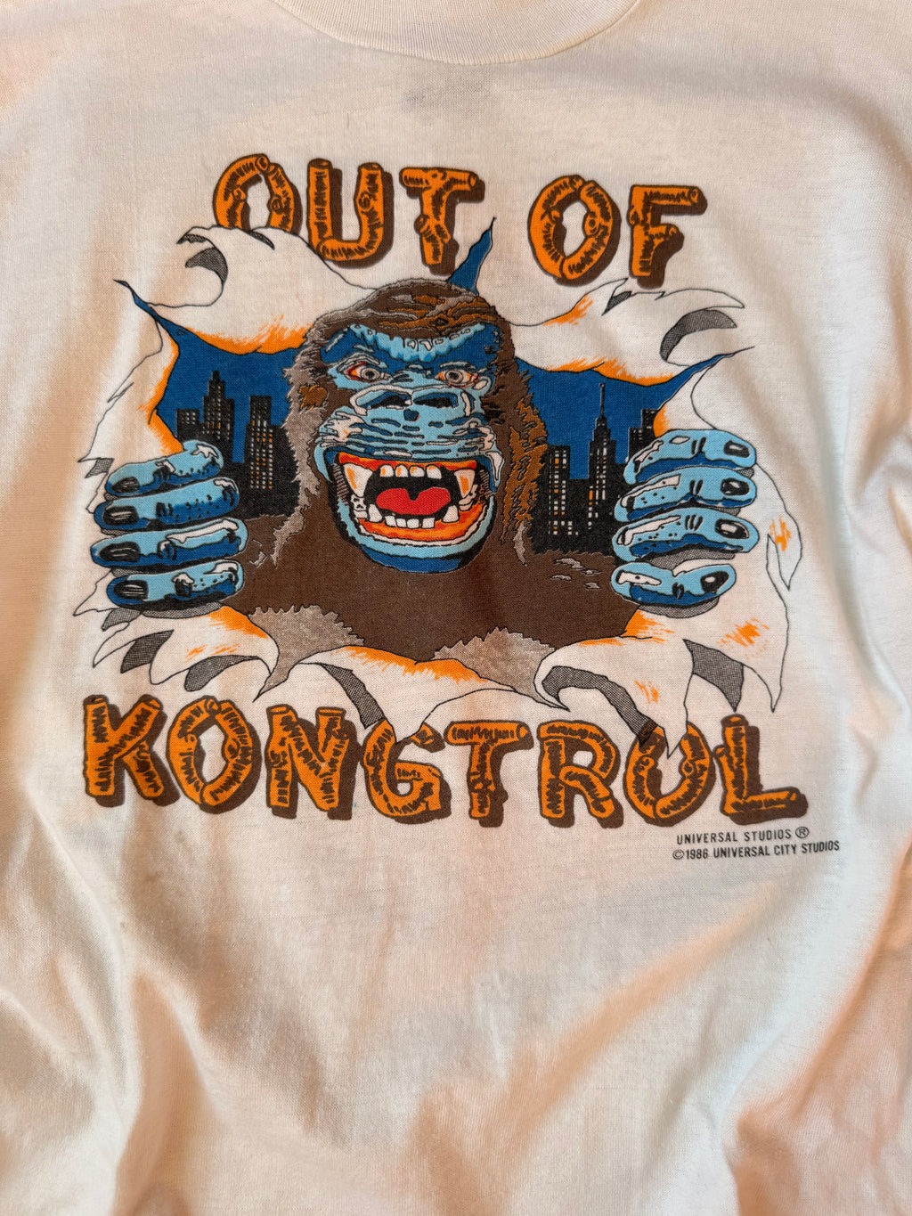 1980s universal king kong tee