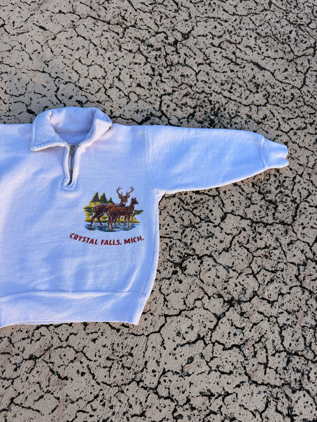 1960s crystal falls souvenir sweatshirt