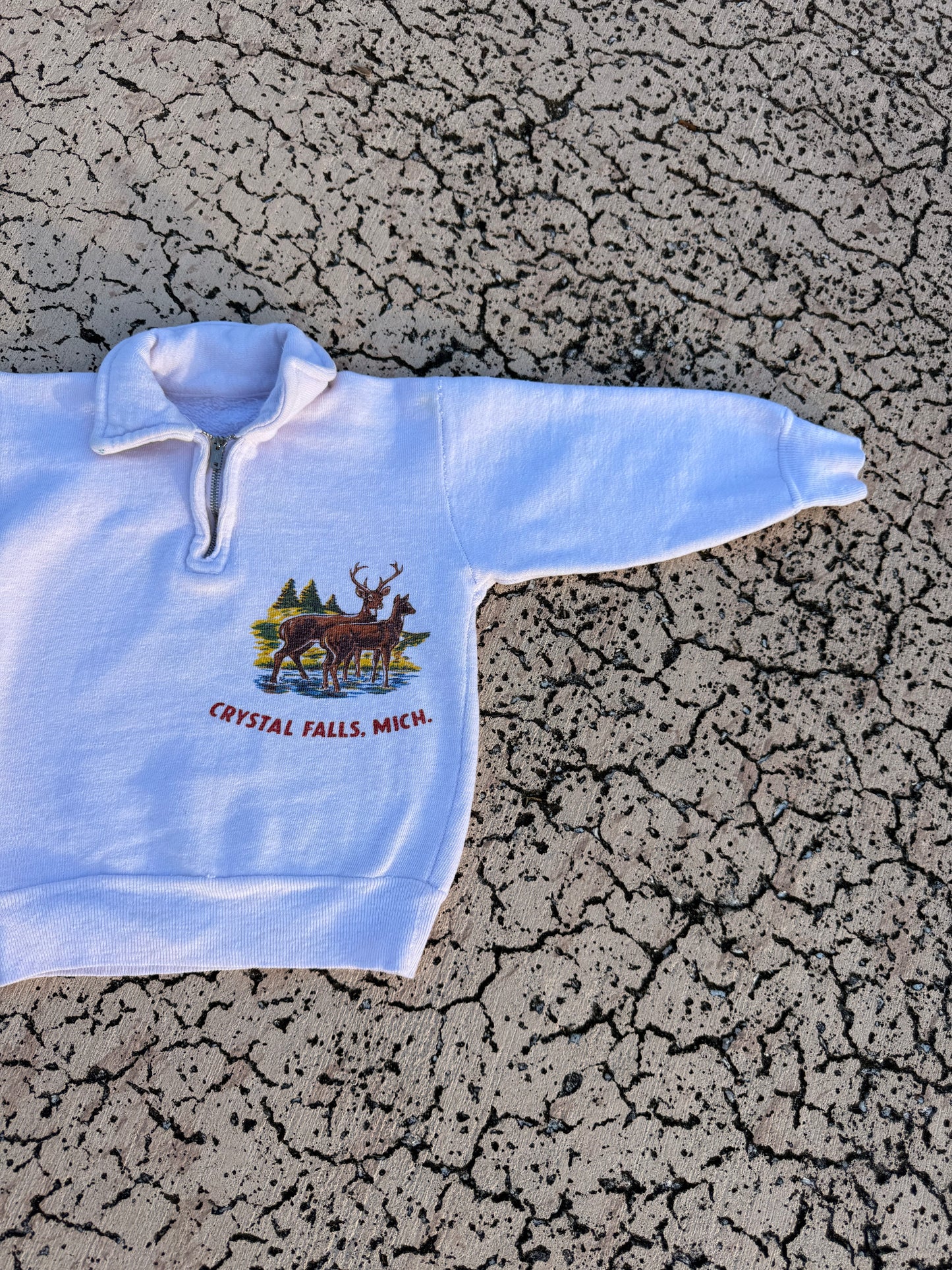 1960s crystal falls souvenir sweatshirt