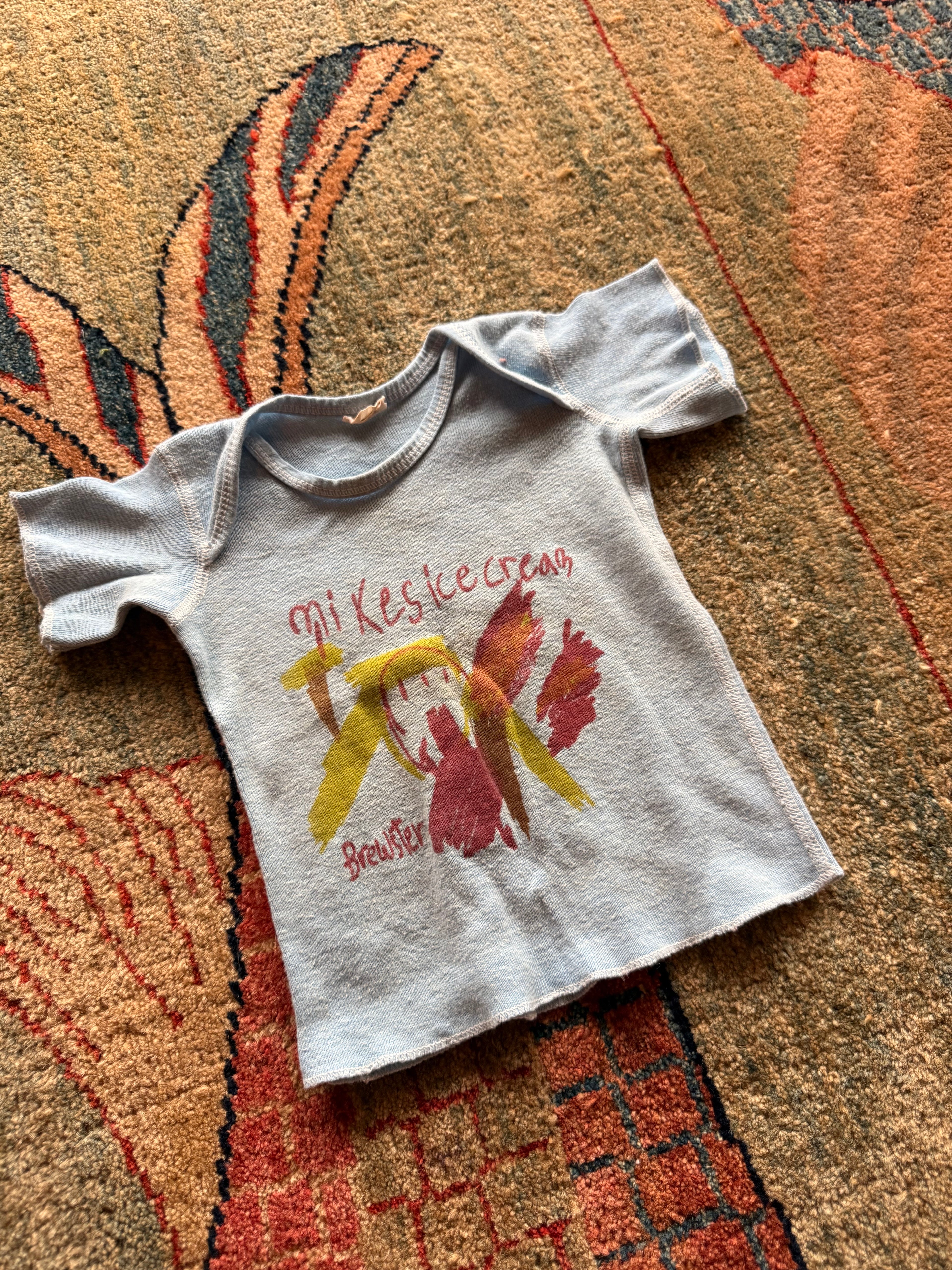 1980s mikes ice cream, brewster, massachusetts, blue