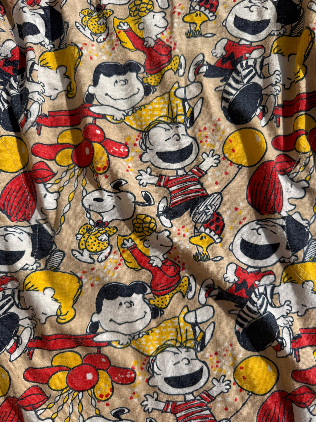 1970s danskin peanuts dress