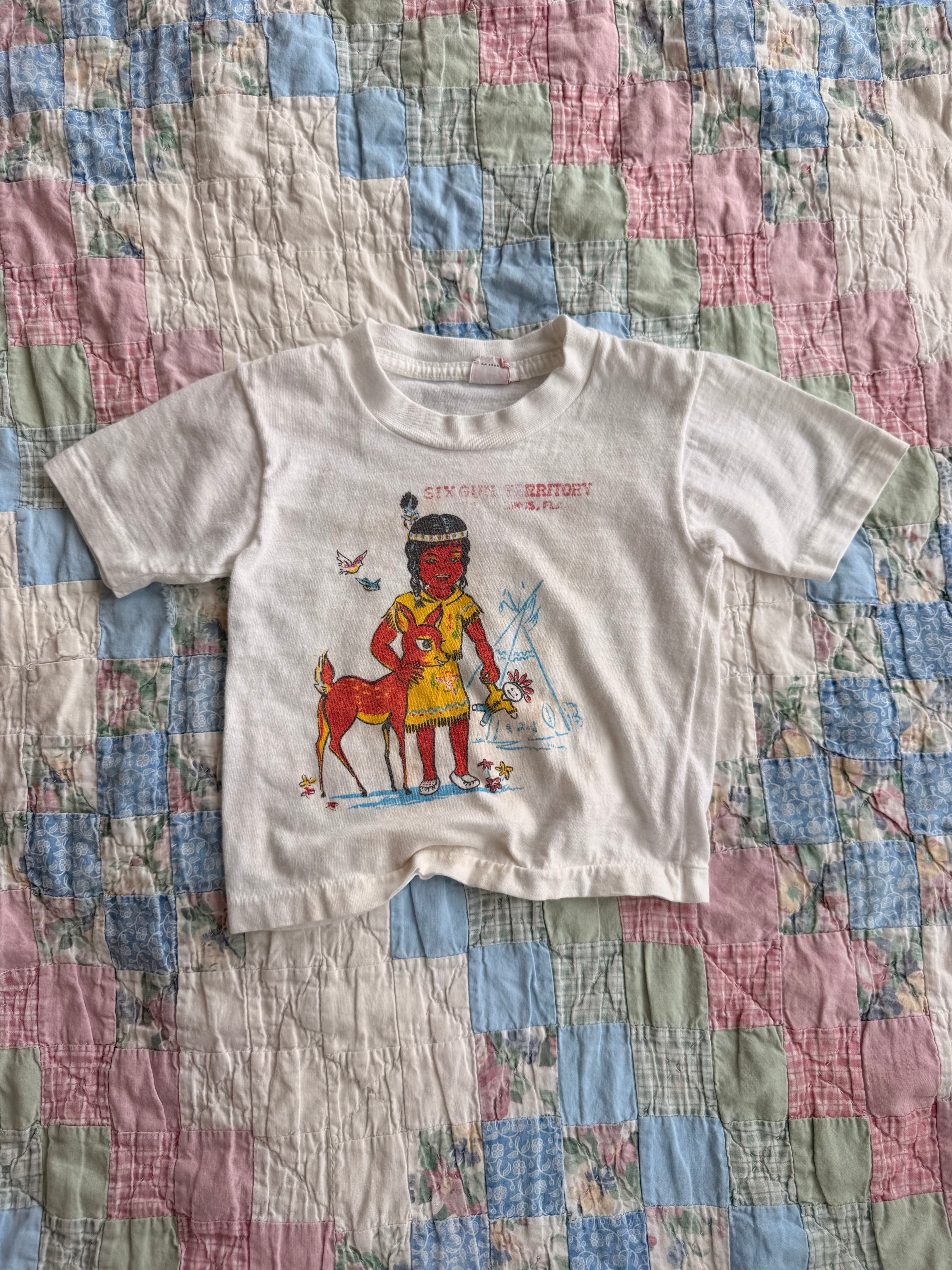 1960s six gun territory souvenir tee