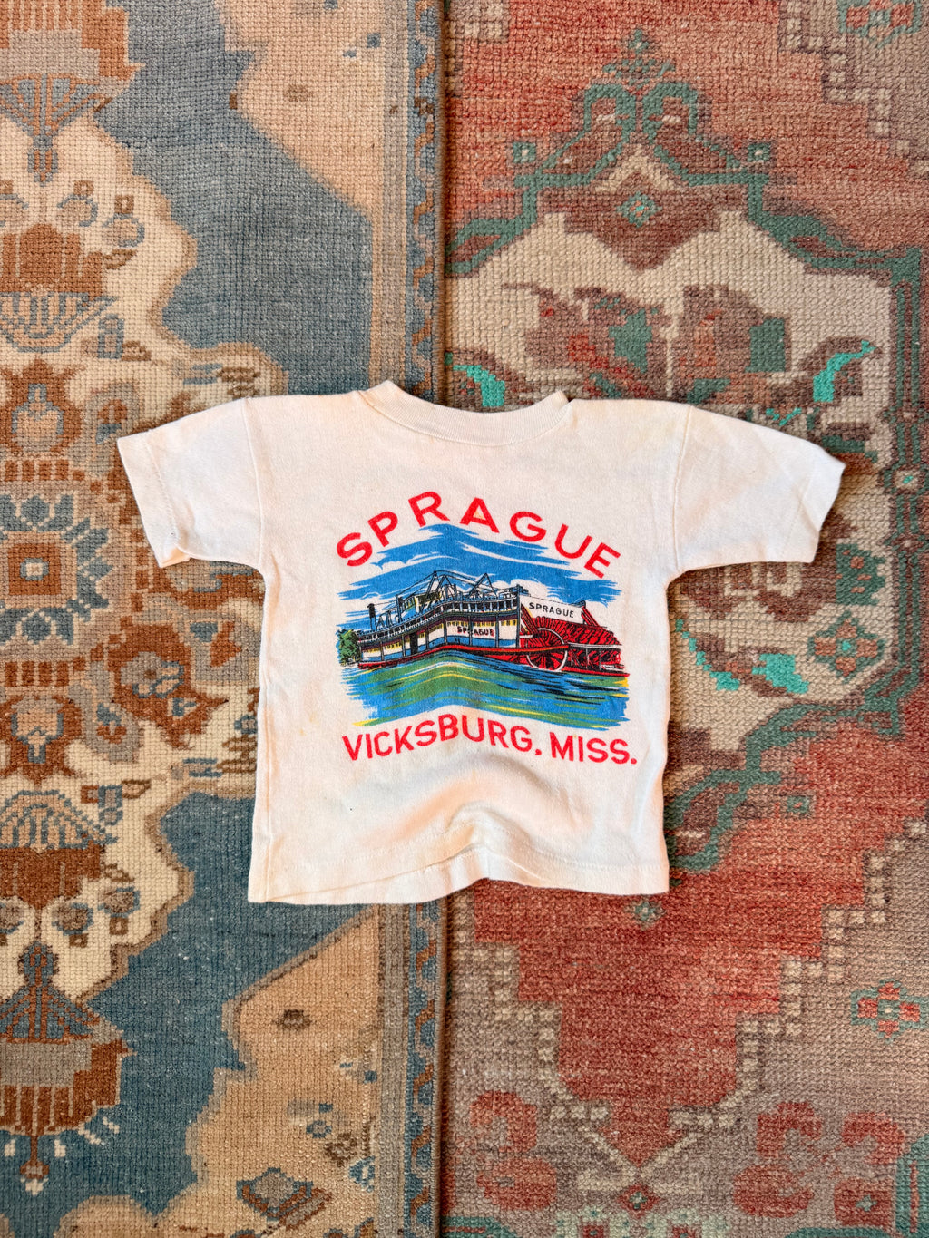 1960s sprague towboat souvenir tee