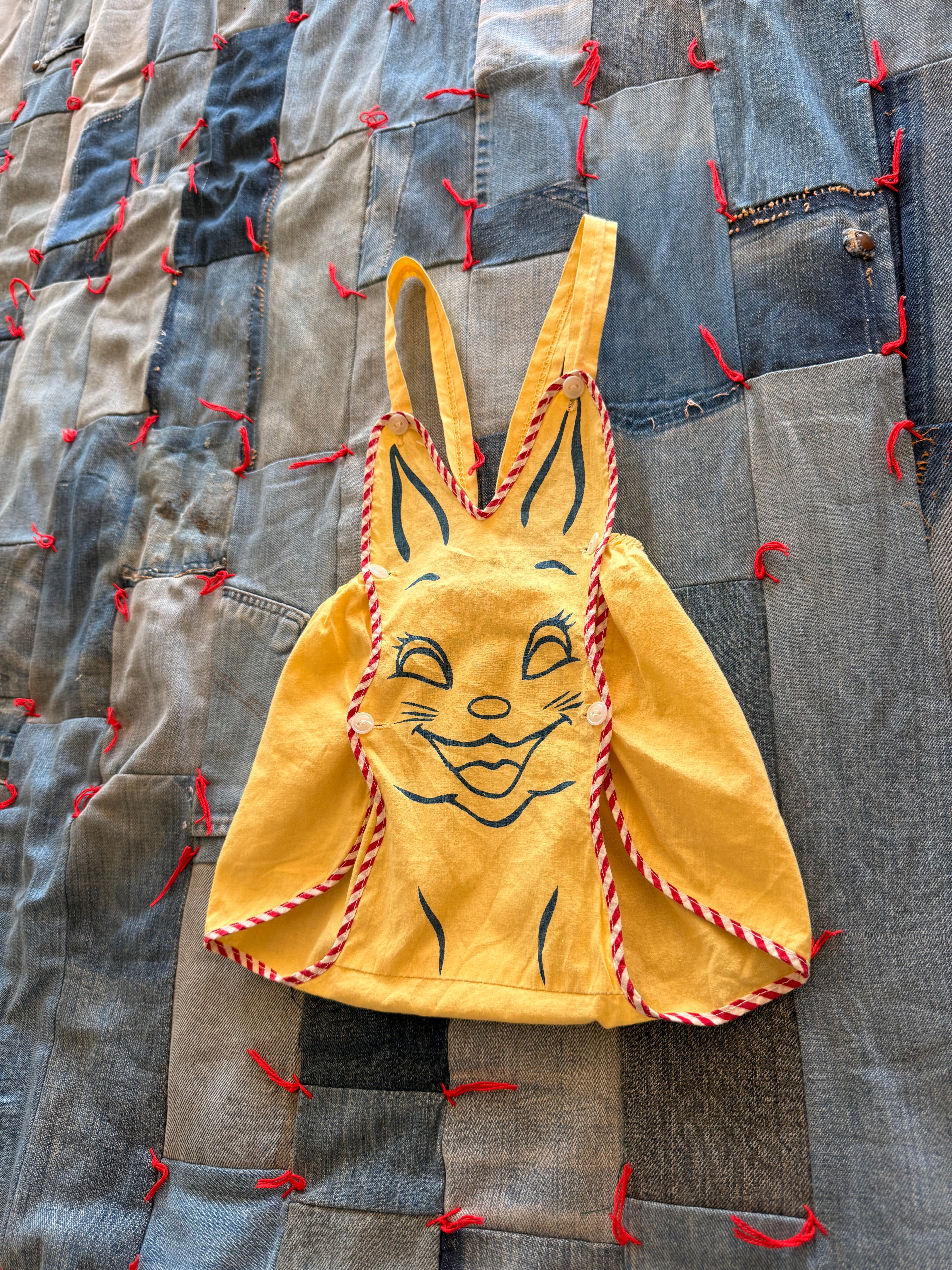 1950s happy bunny romper
