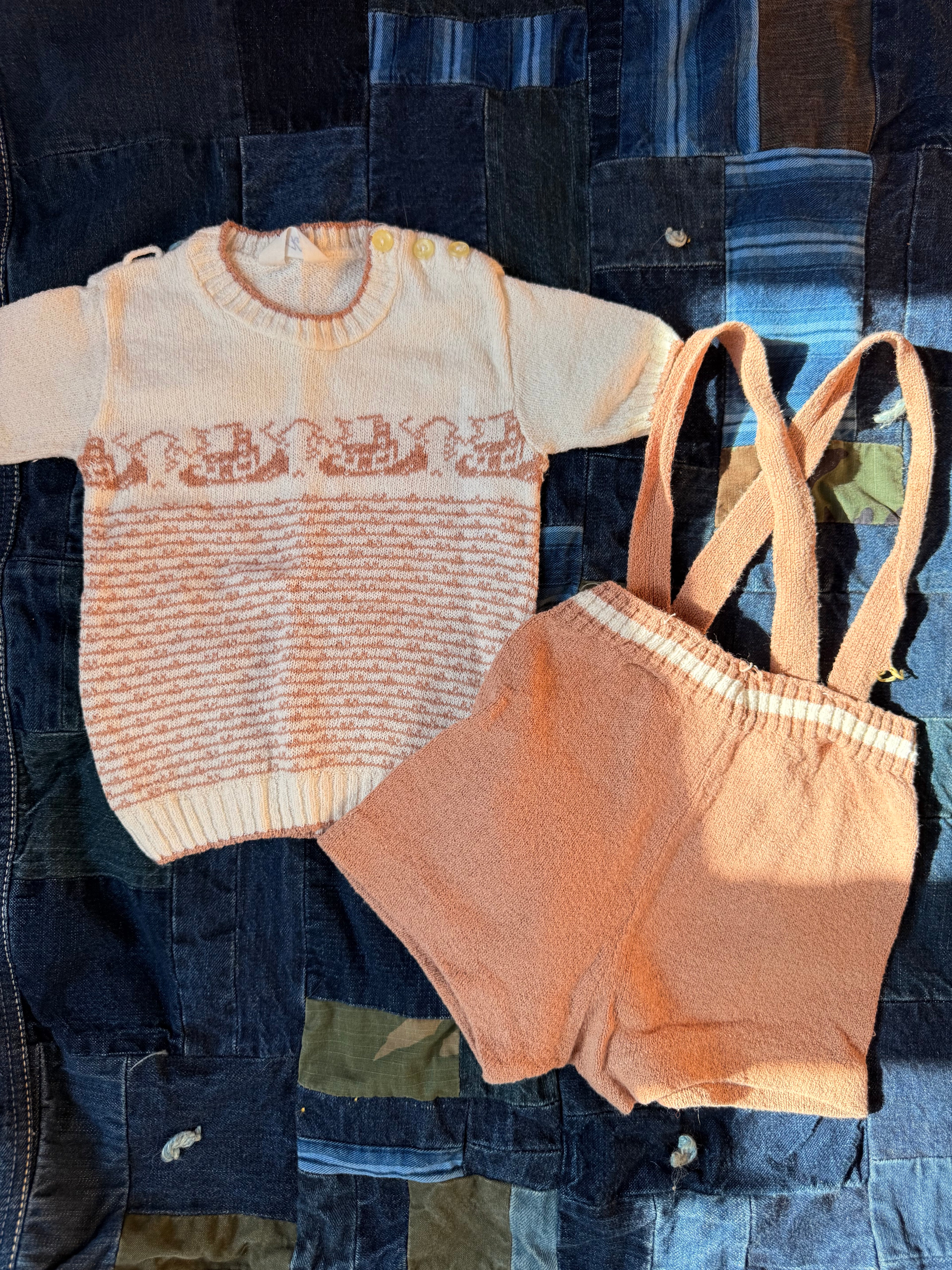 1940s tugboat knit set