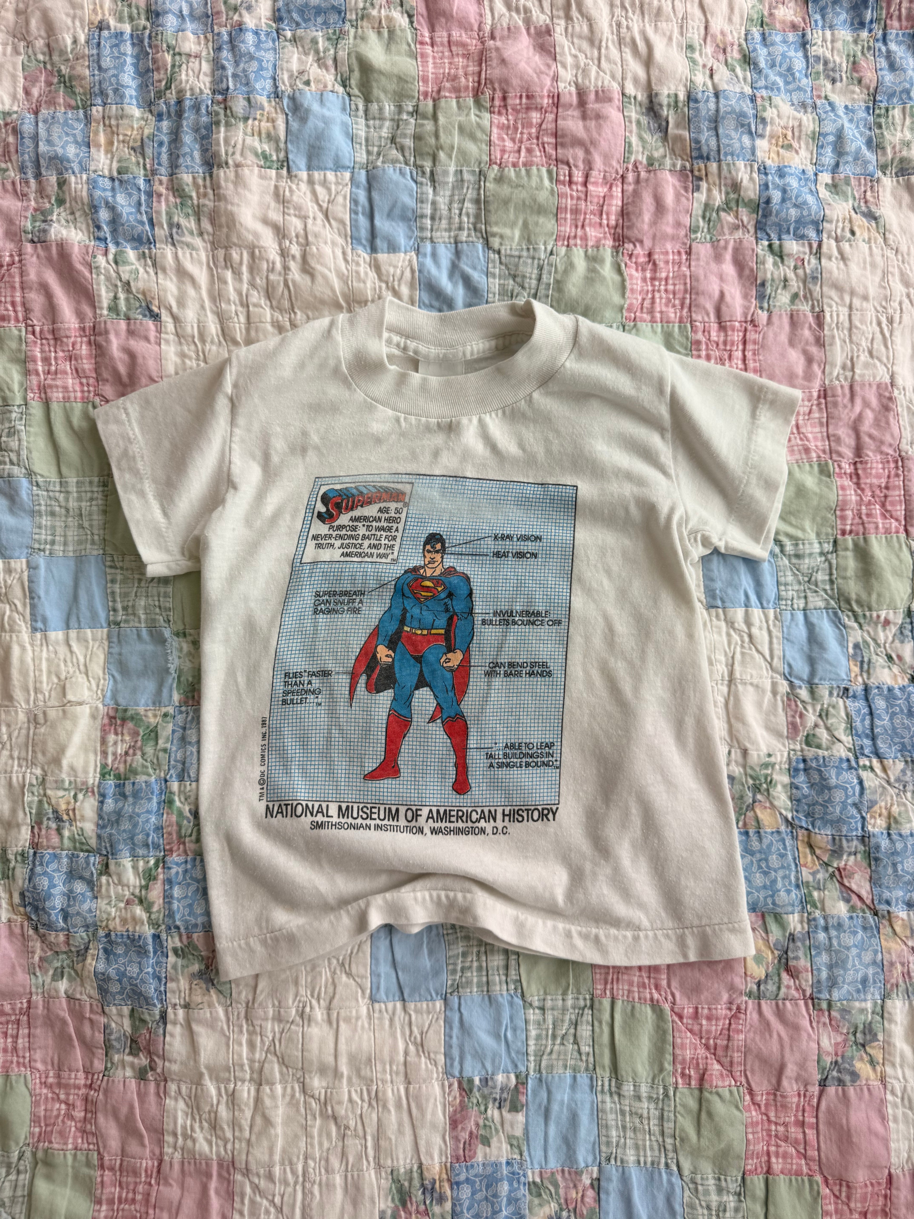 1980s national museum of american history superman tee