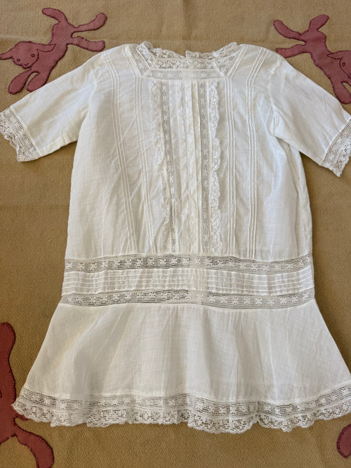 1920s lace panel dress