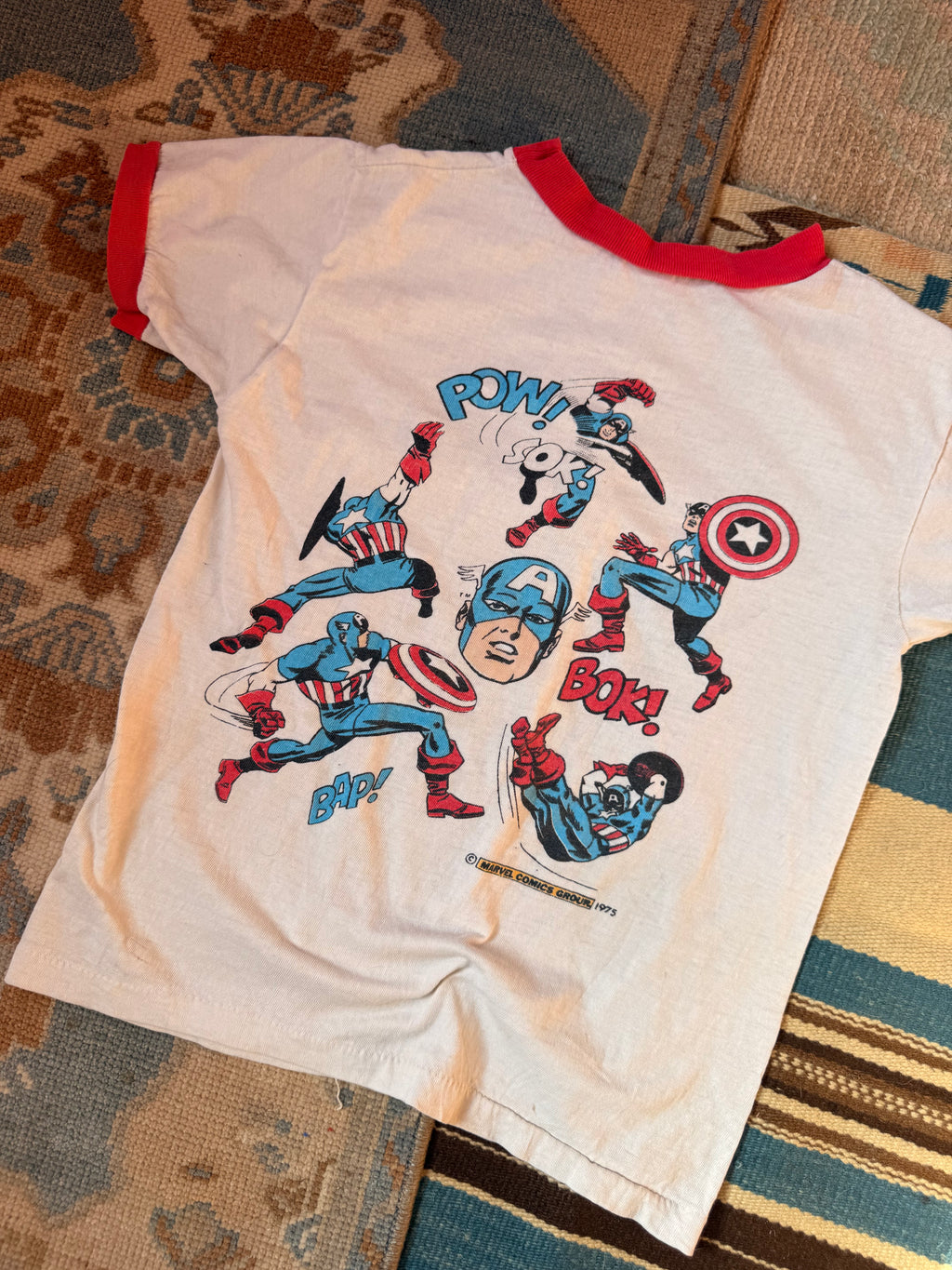 1970s captain america “my name is” t shirt