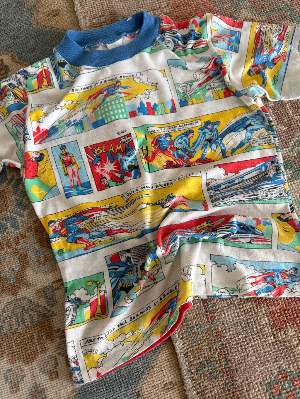 1970s superman comic tee