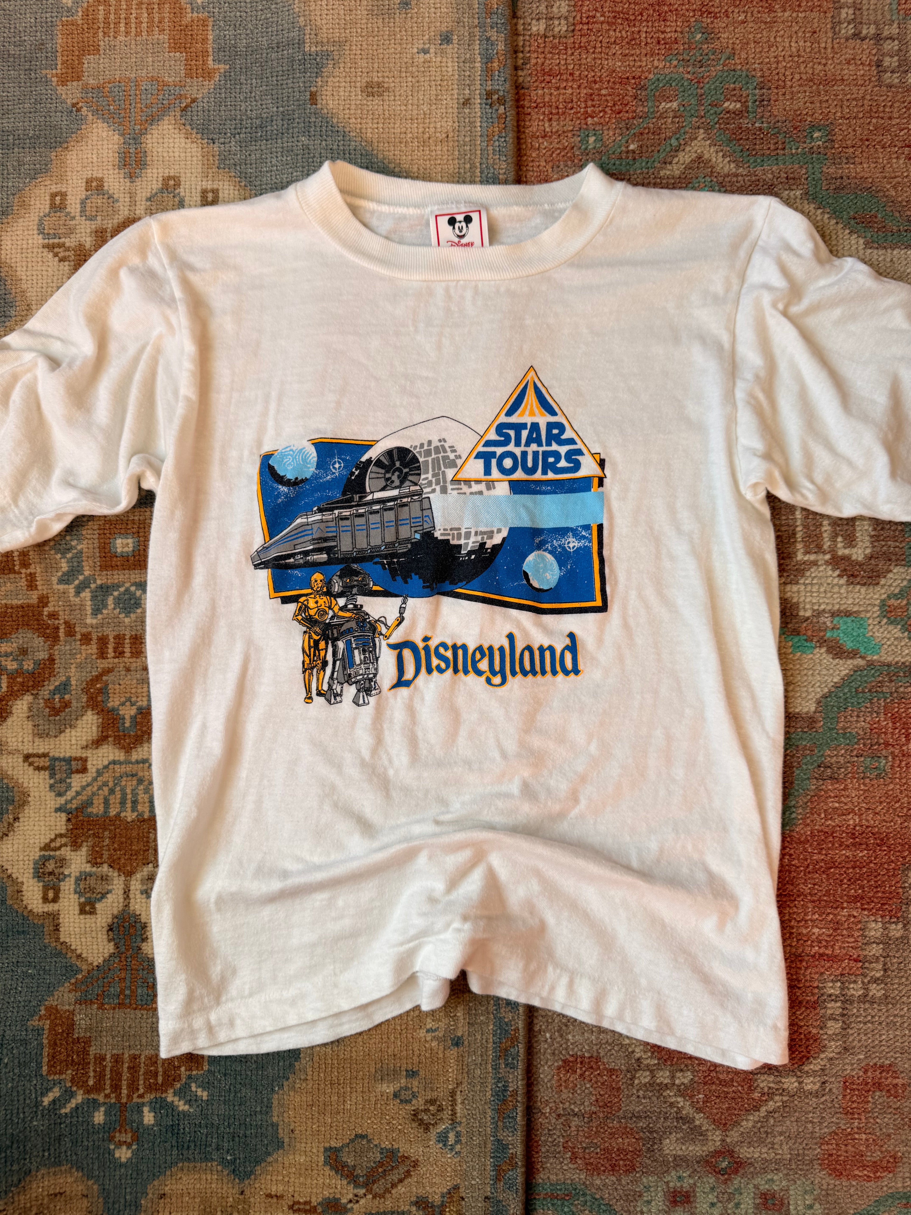 1980s star wars disneyland star tours tee