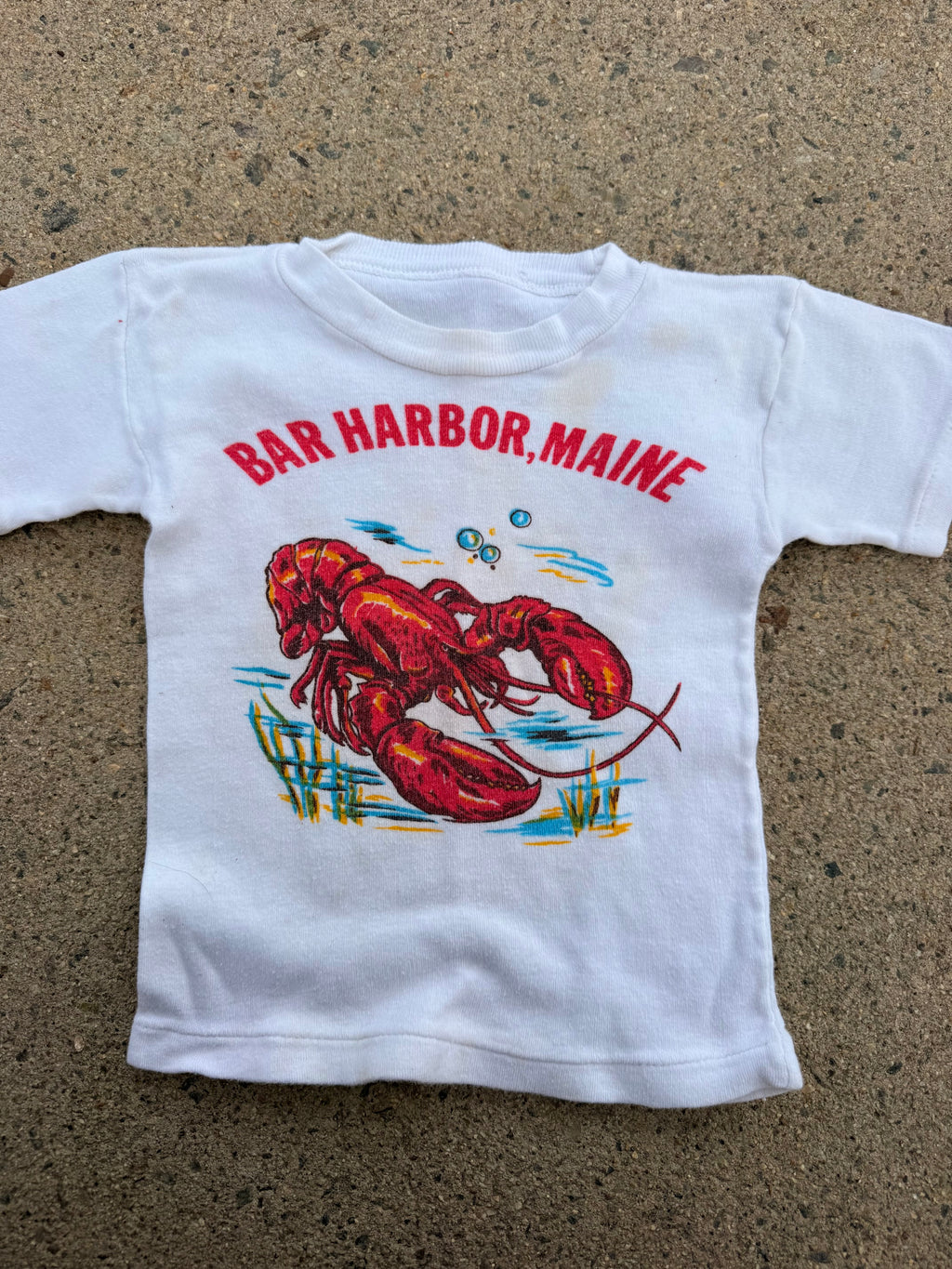 1950 bar harbor maine souvenir tee