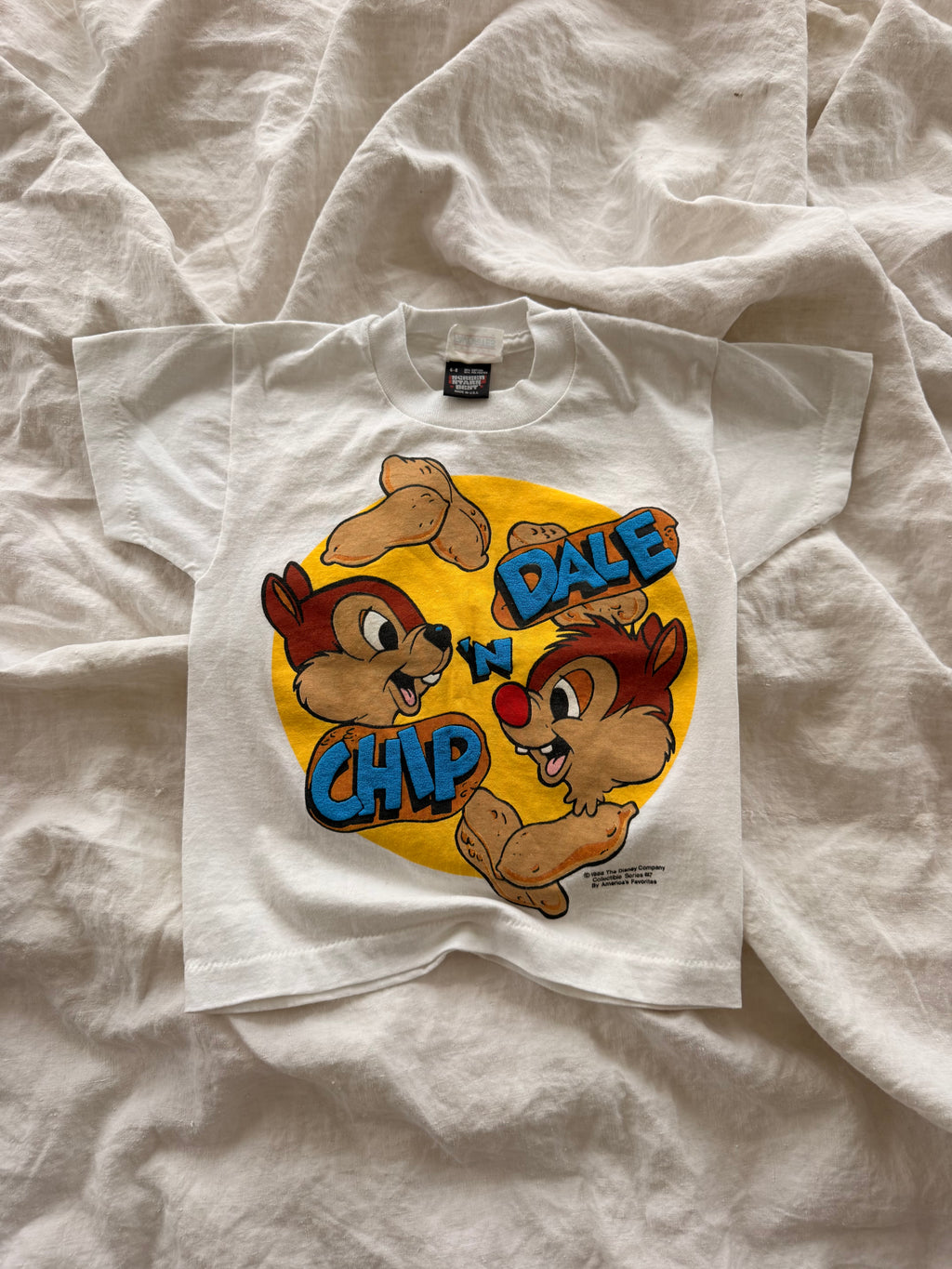 1980s deadstock chip and dale t shirts