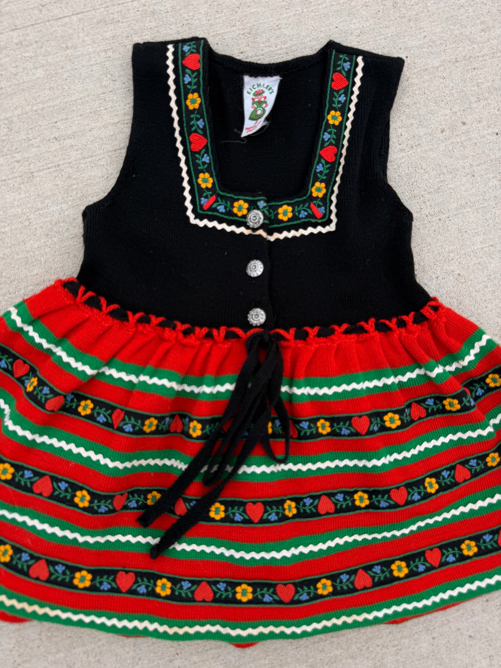 1960s german wool dress