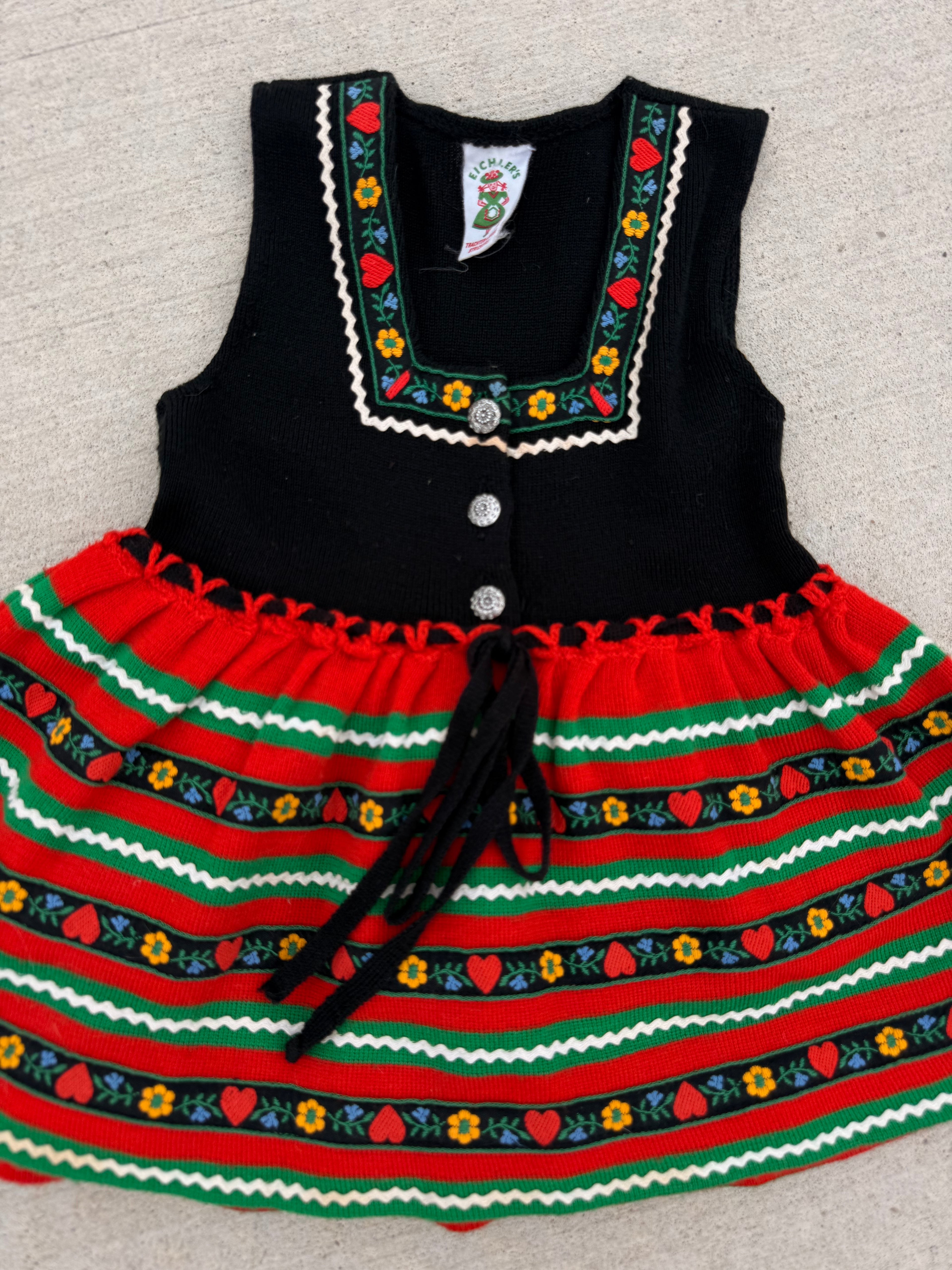 1960s german wool dress