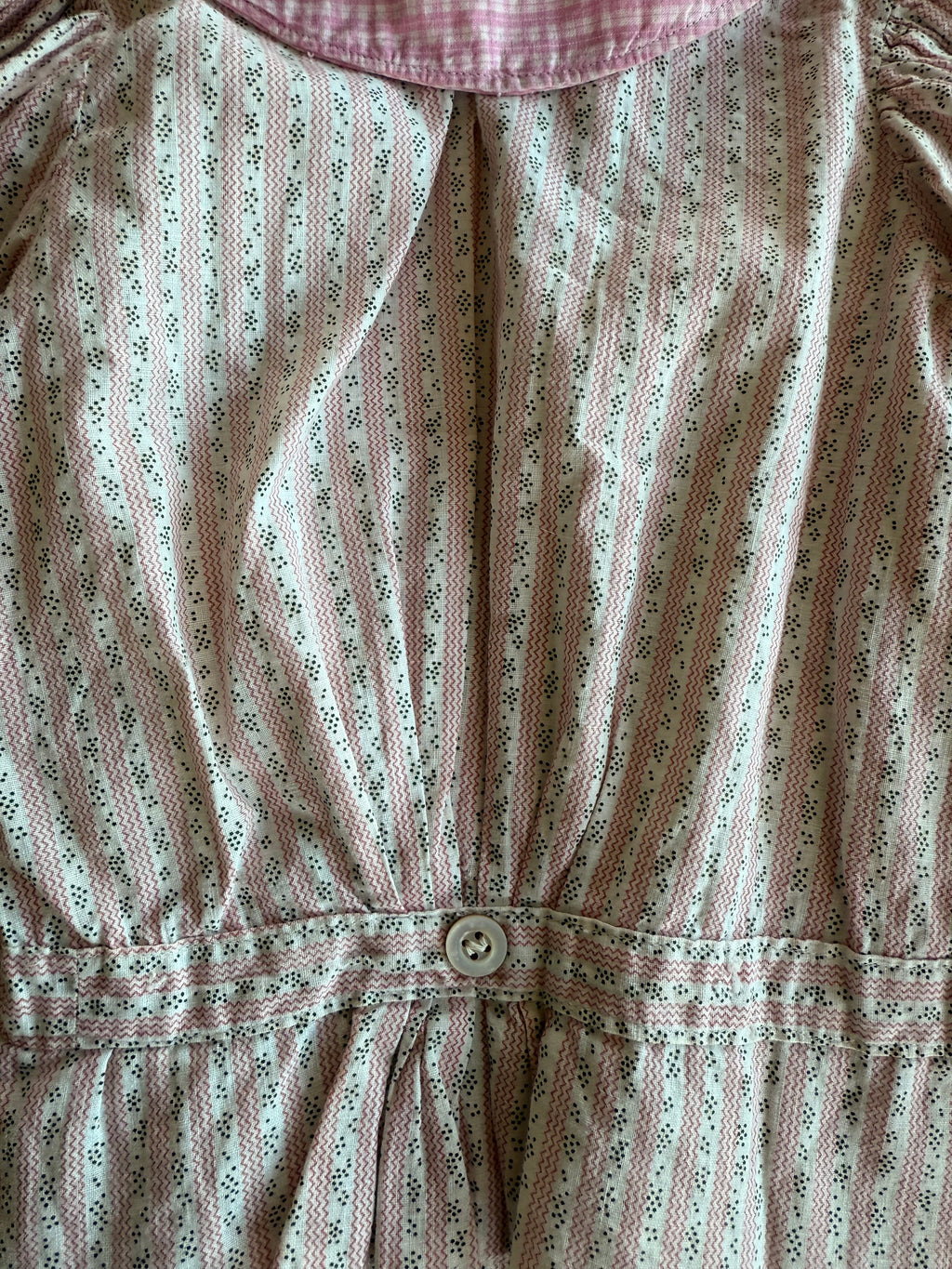 1910s mix print bodice