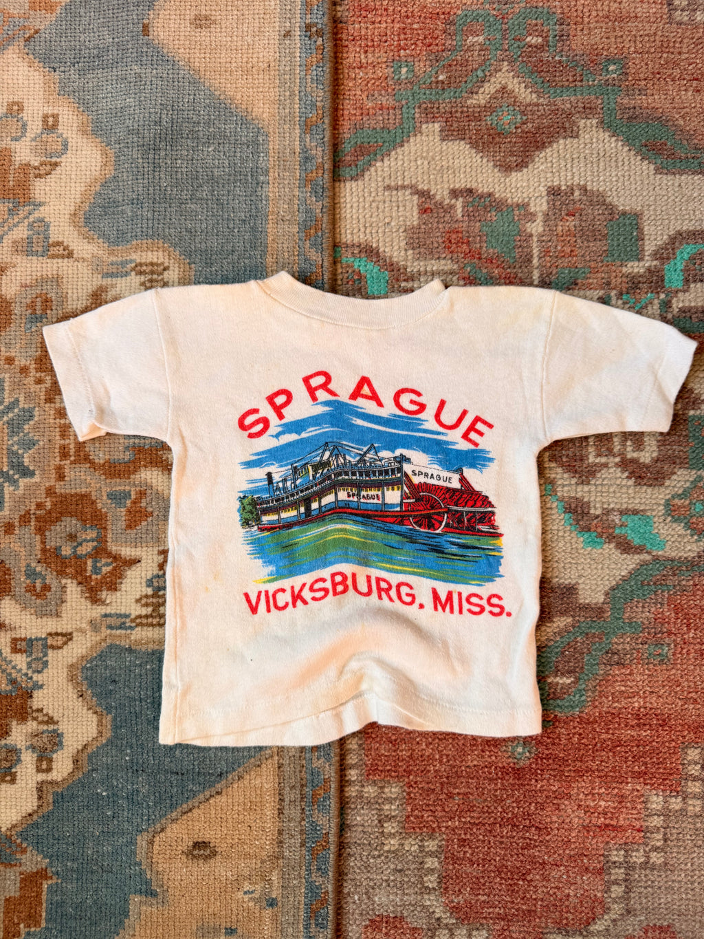 1960s sprague towboat souvenir tee
