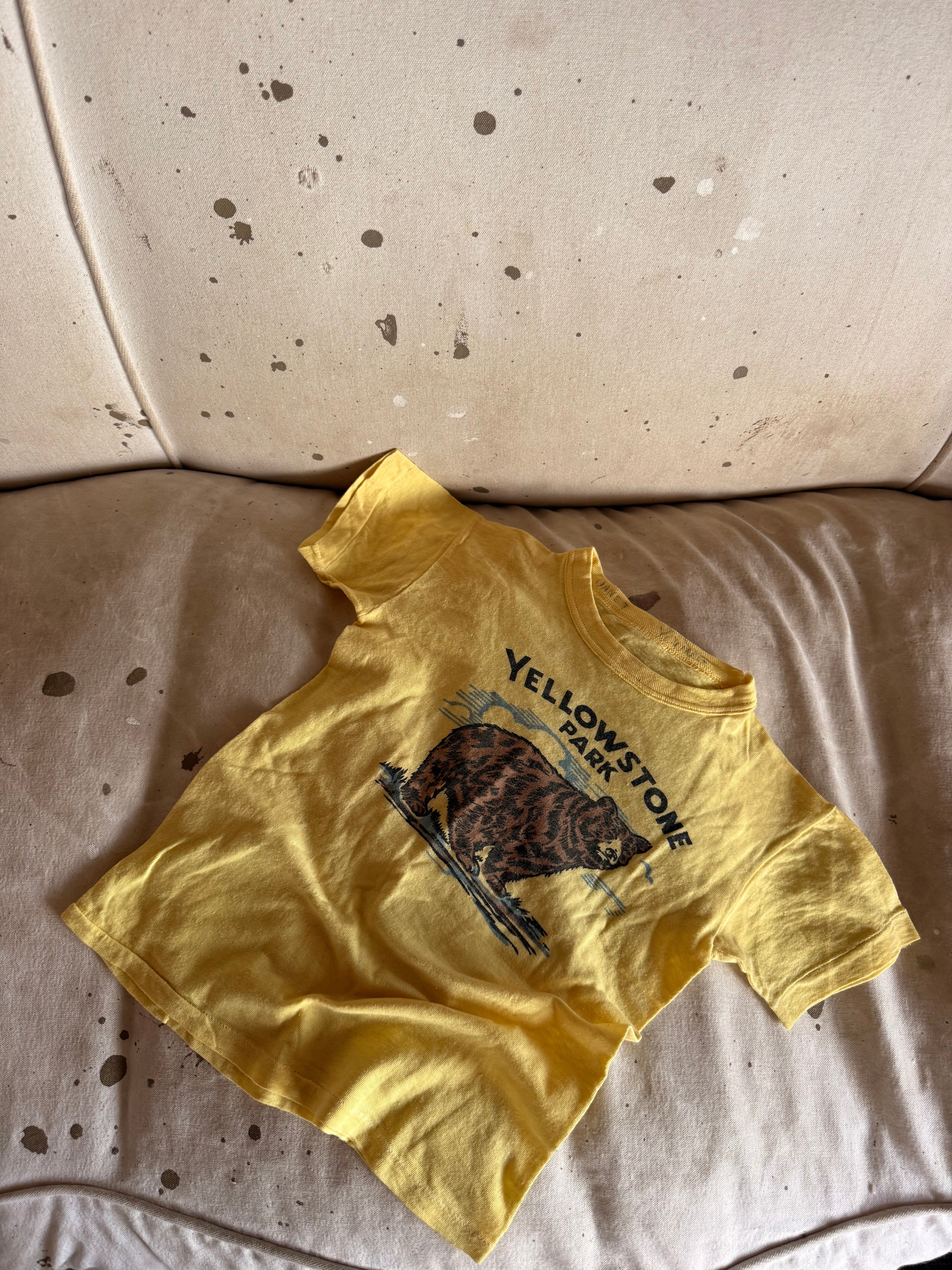 1950s yellowstone tee shirt
