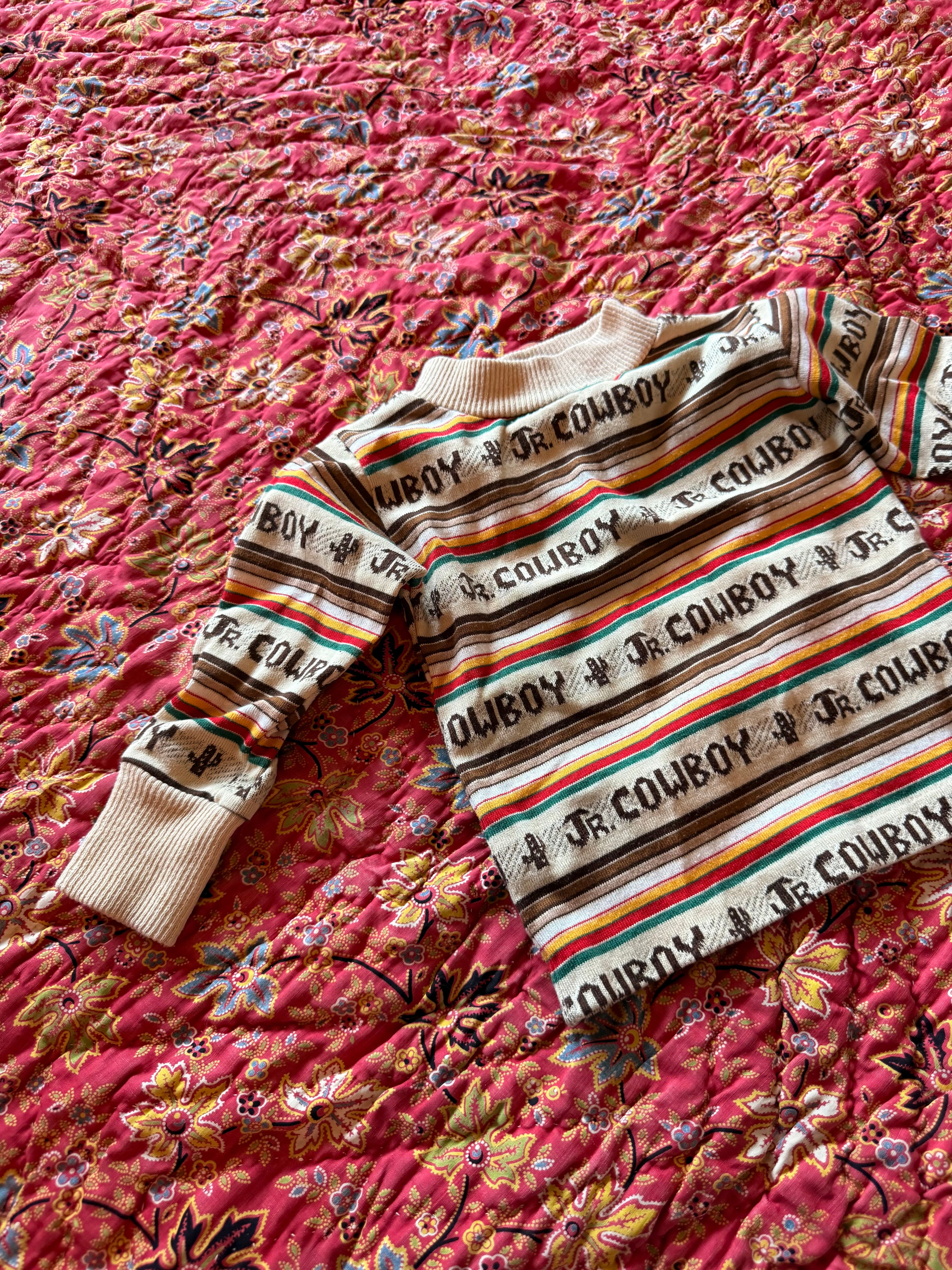 1960s jr cowboy mock neck top