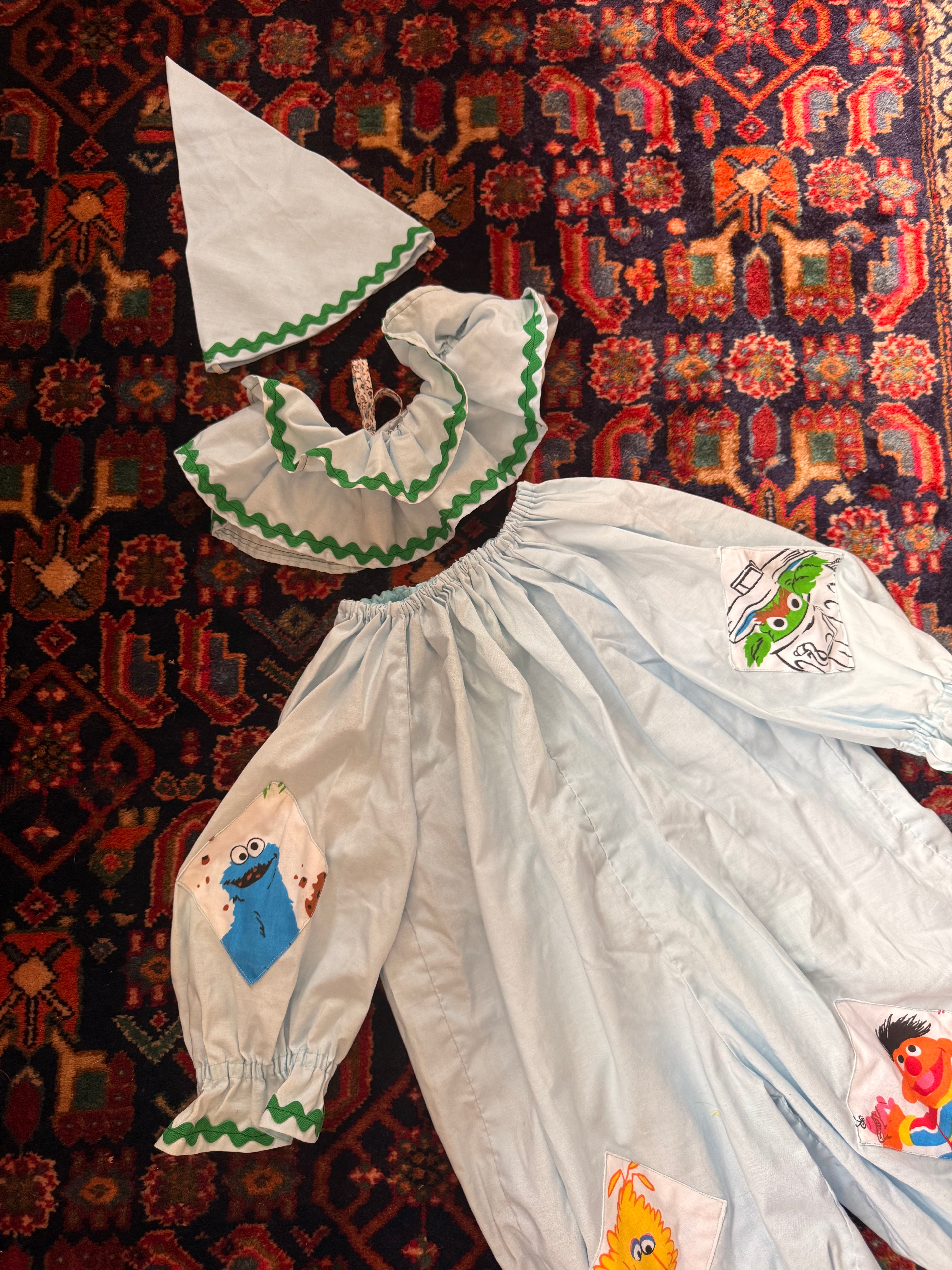 1970s sesame street clown suit