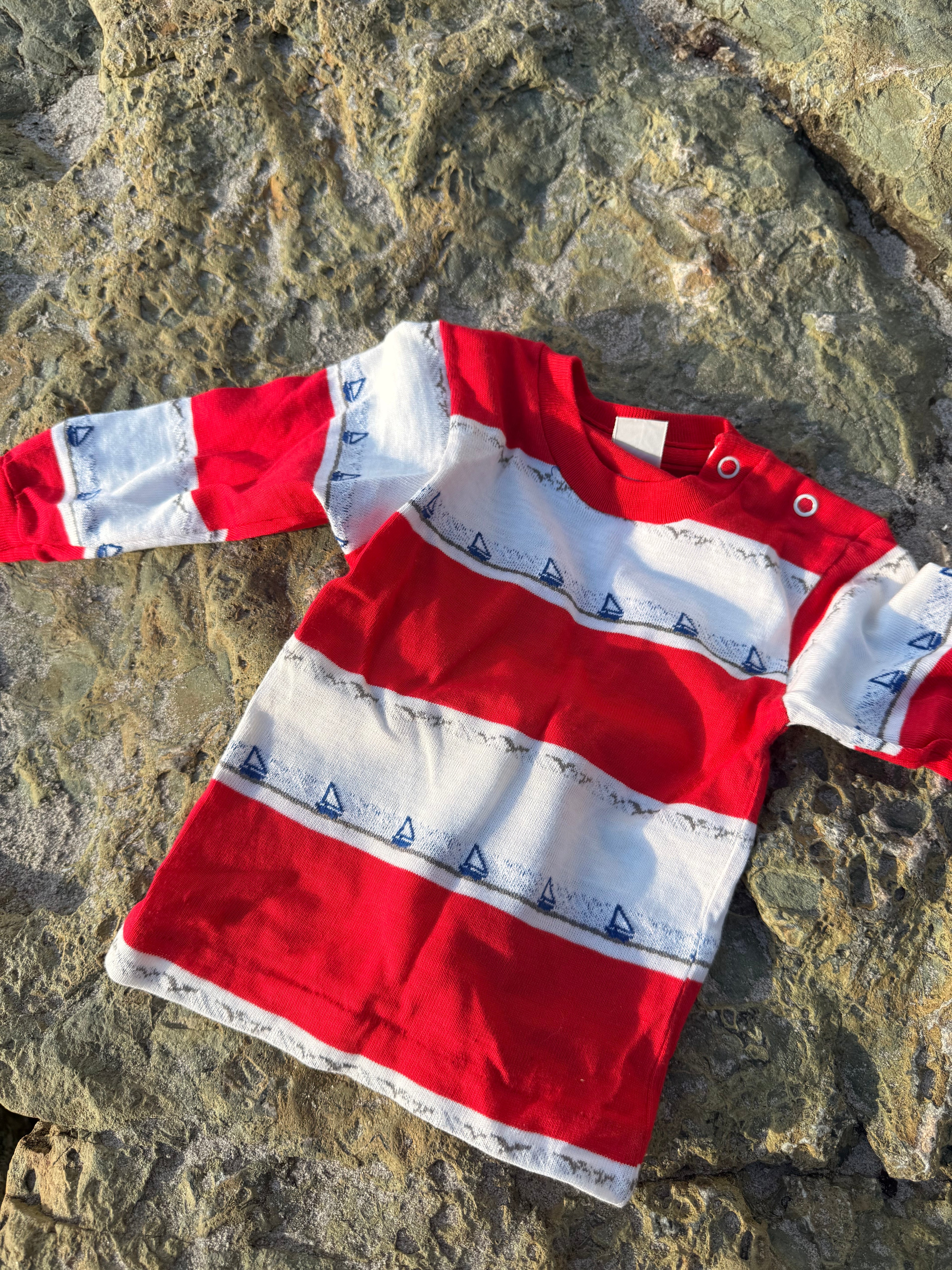 1960s sailboat long sleeve tee