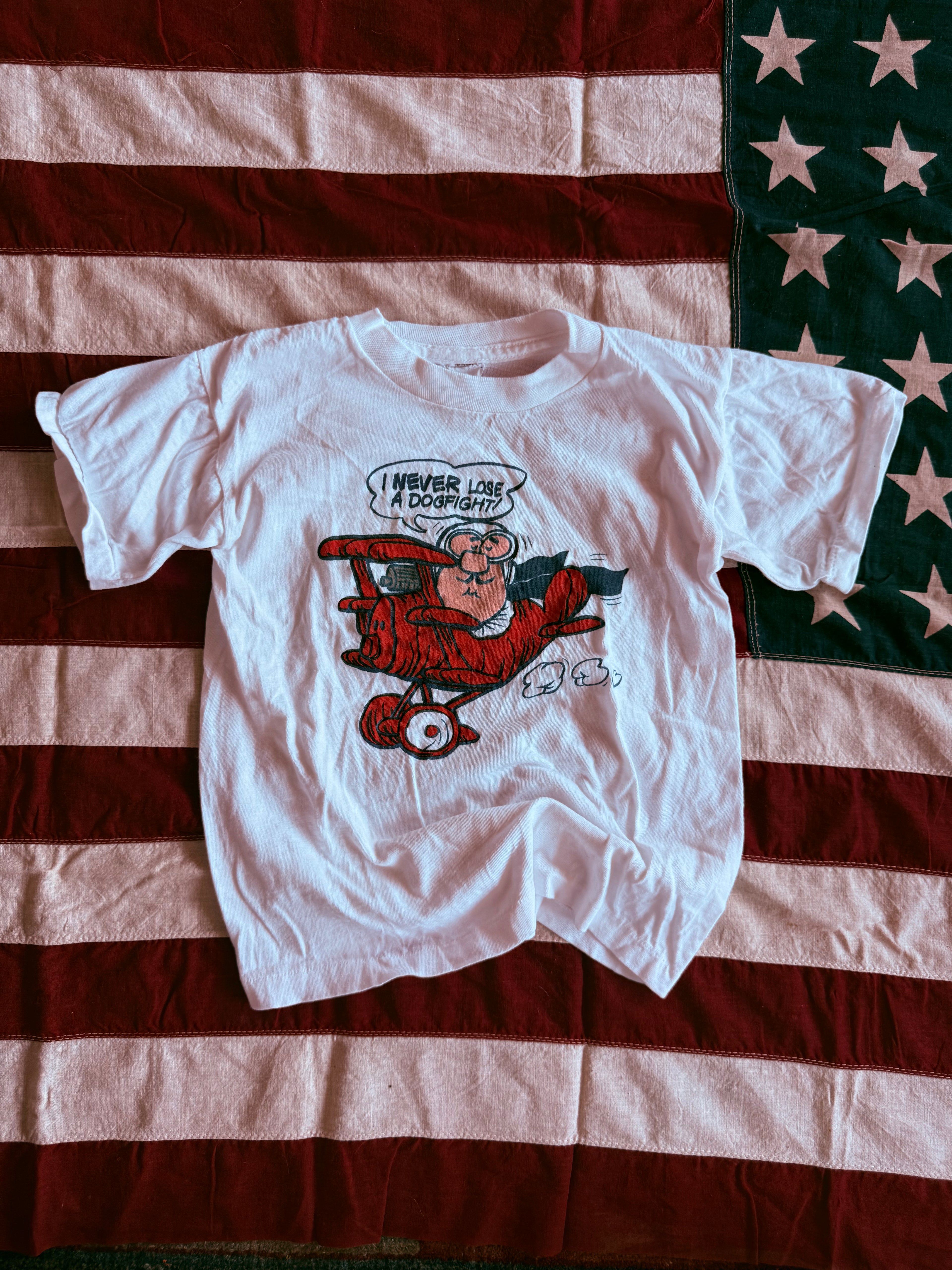 1970s red baron tee shirt