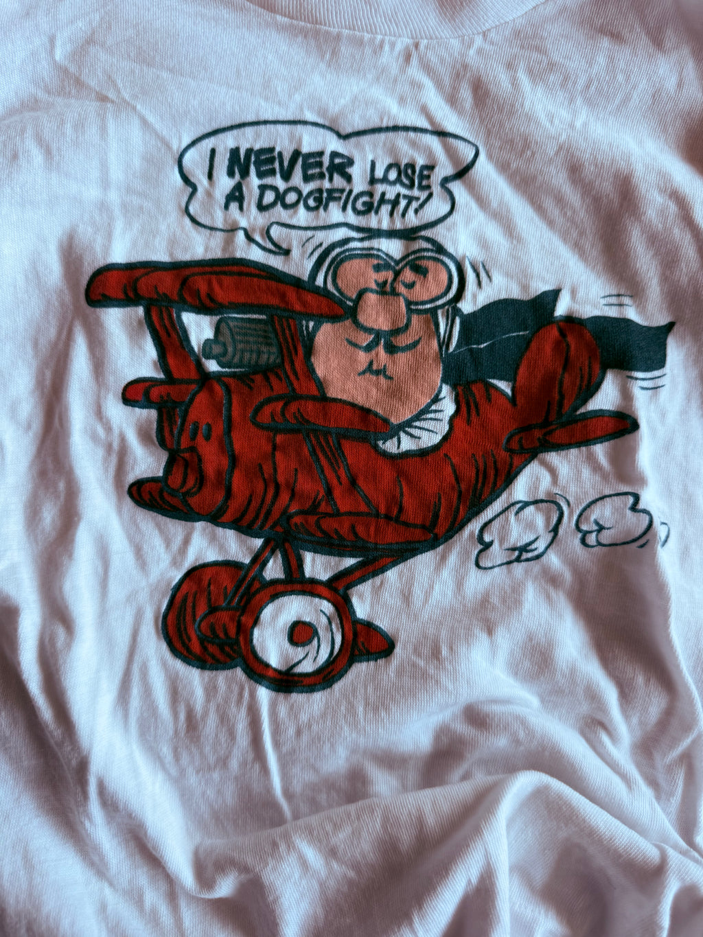 1970s red baron tee shirt