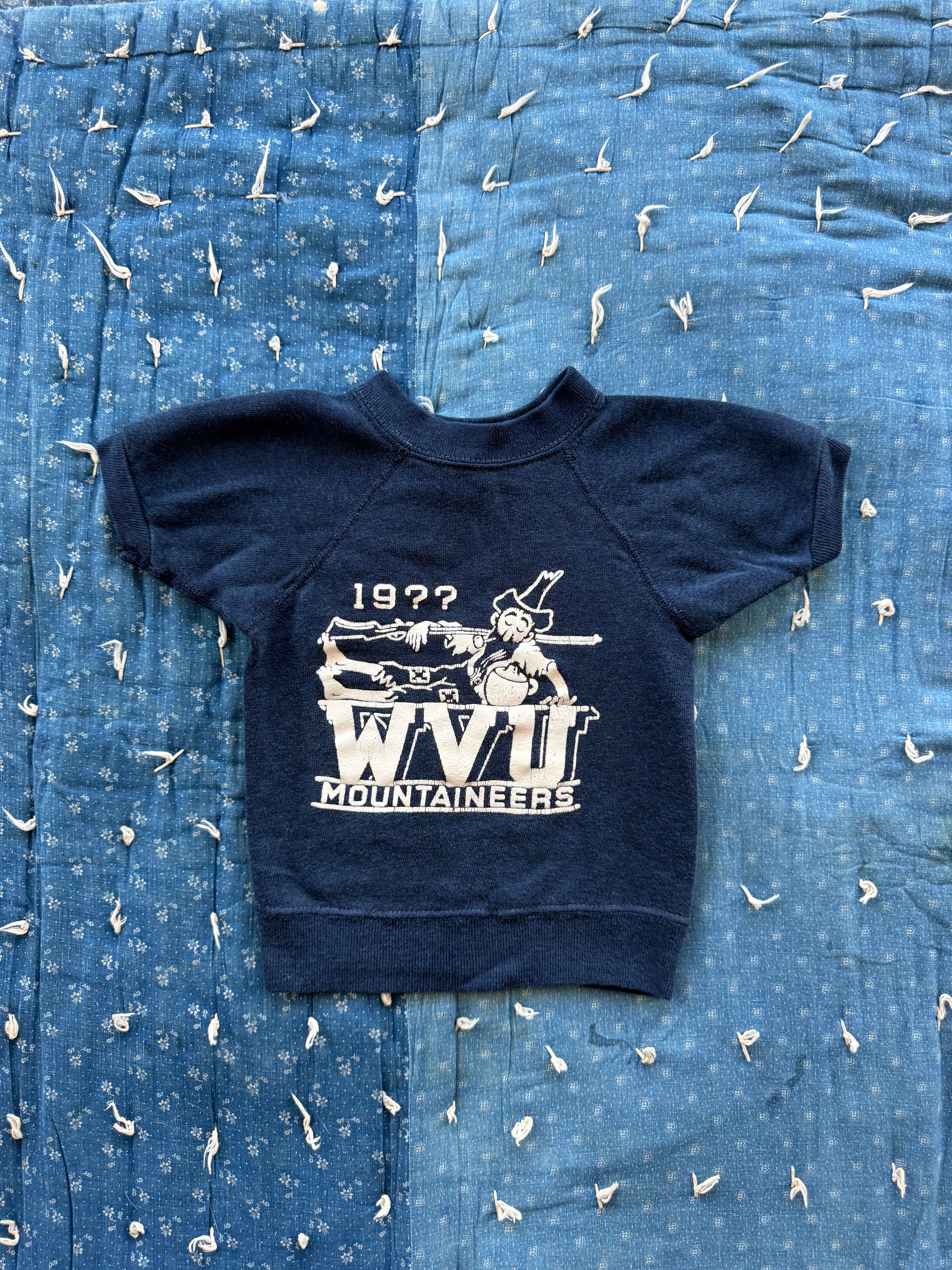 1970s west virginia university mountaineers sweatshirt