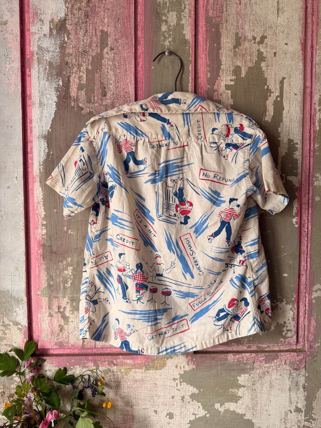 1950s sode jerk buttondown