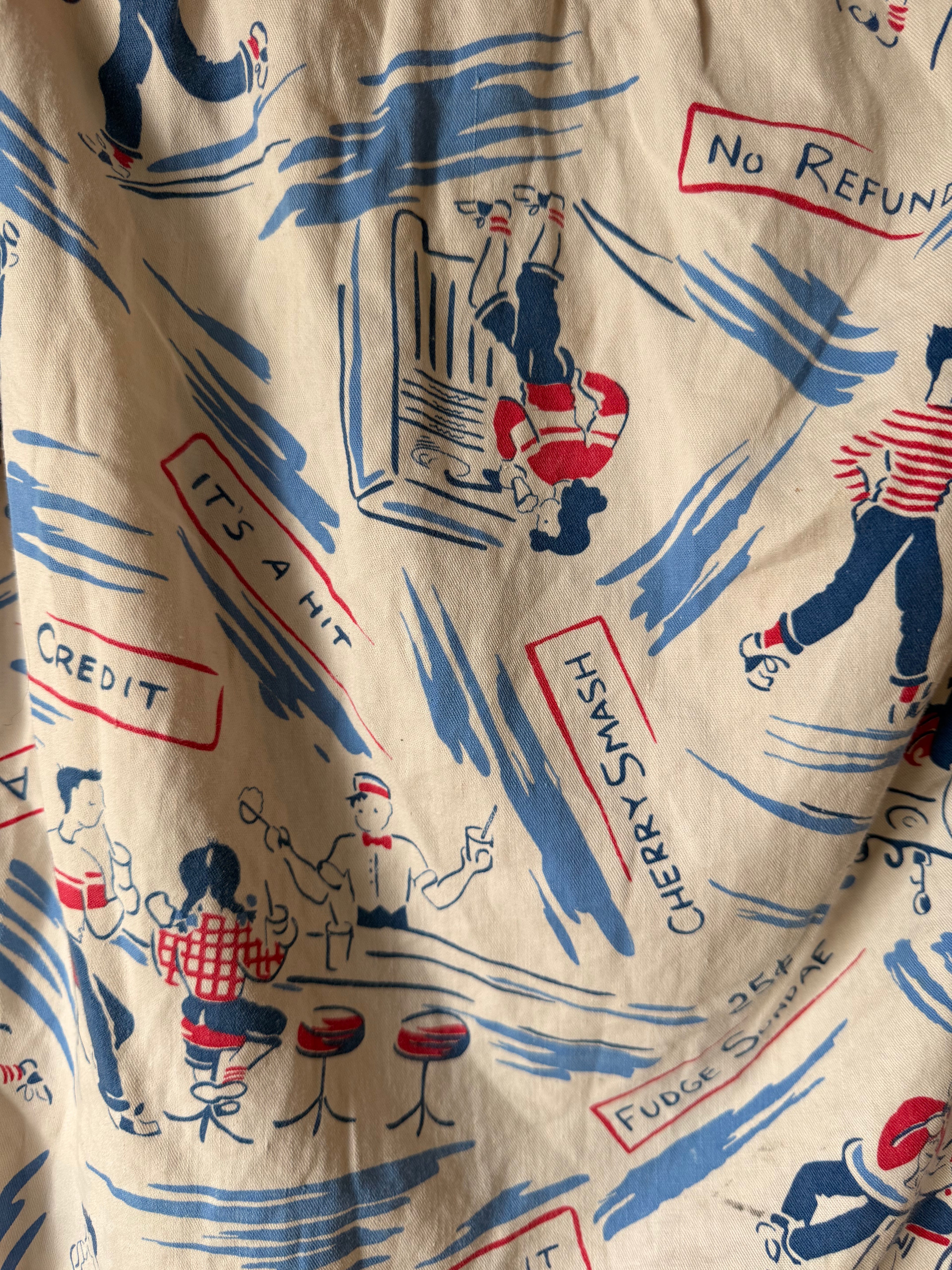 1950s sode jerk buttondown
