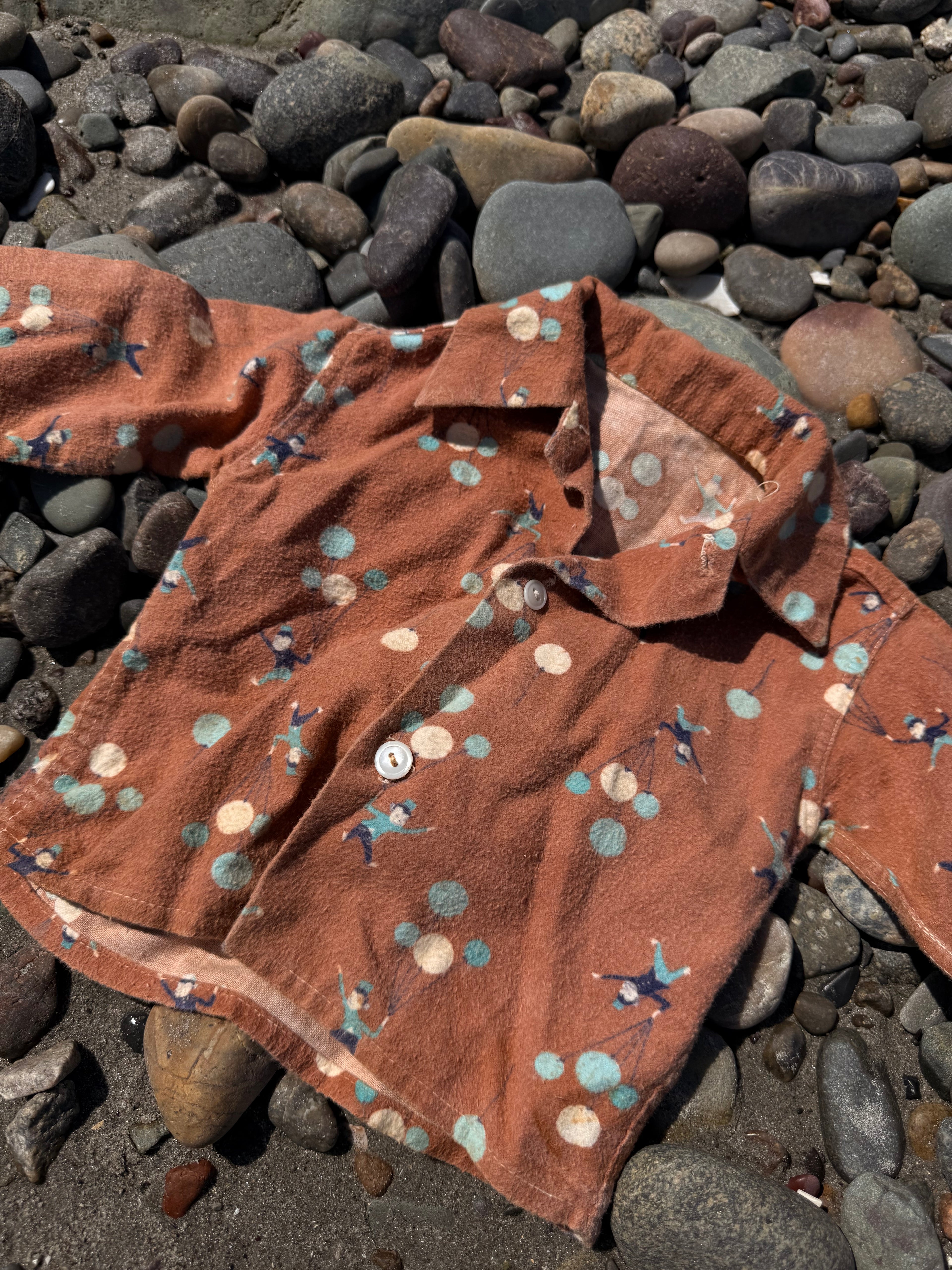 1960s balloon flannel