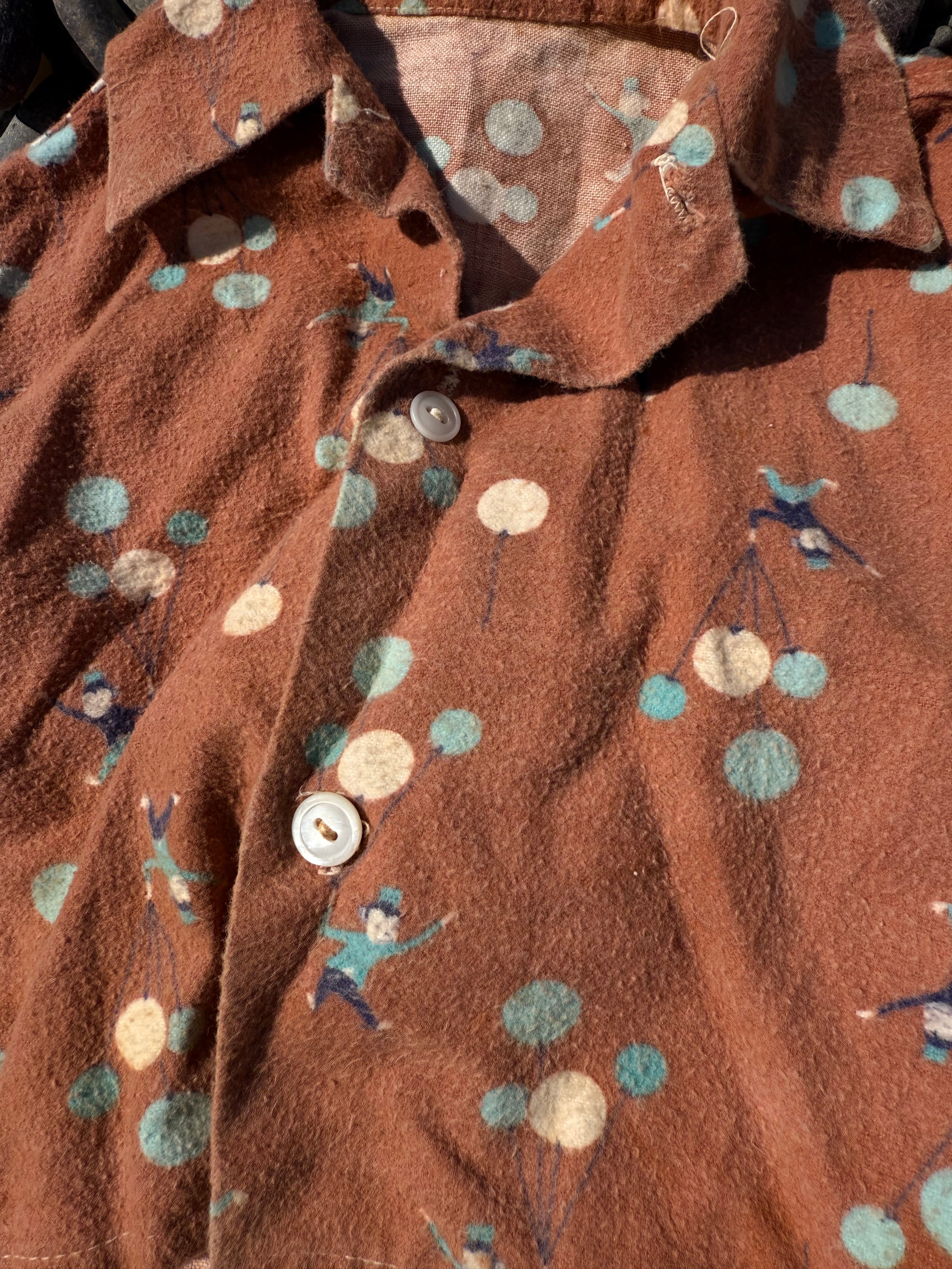 1960s balloon flannel