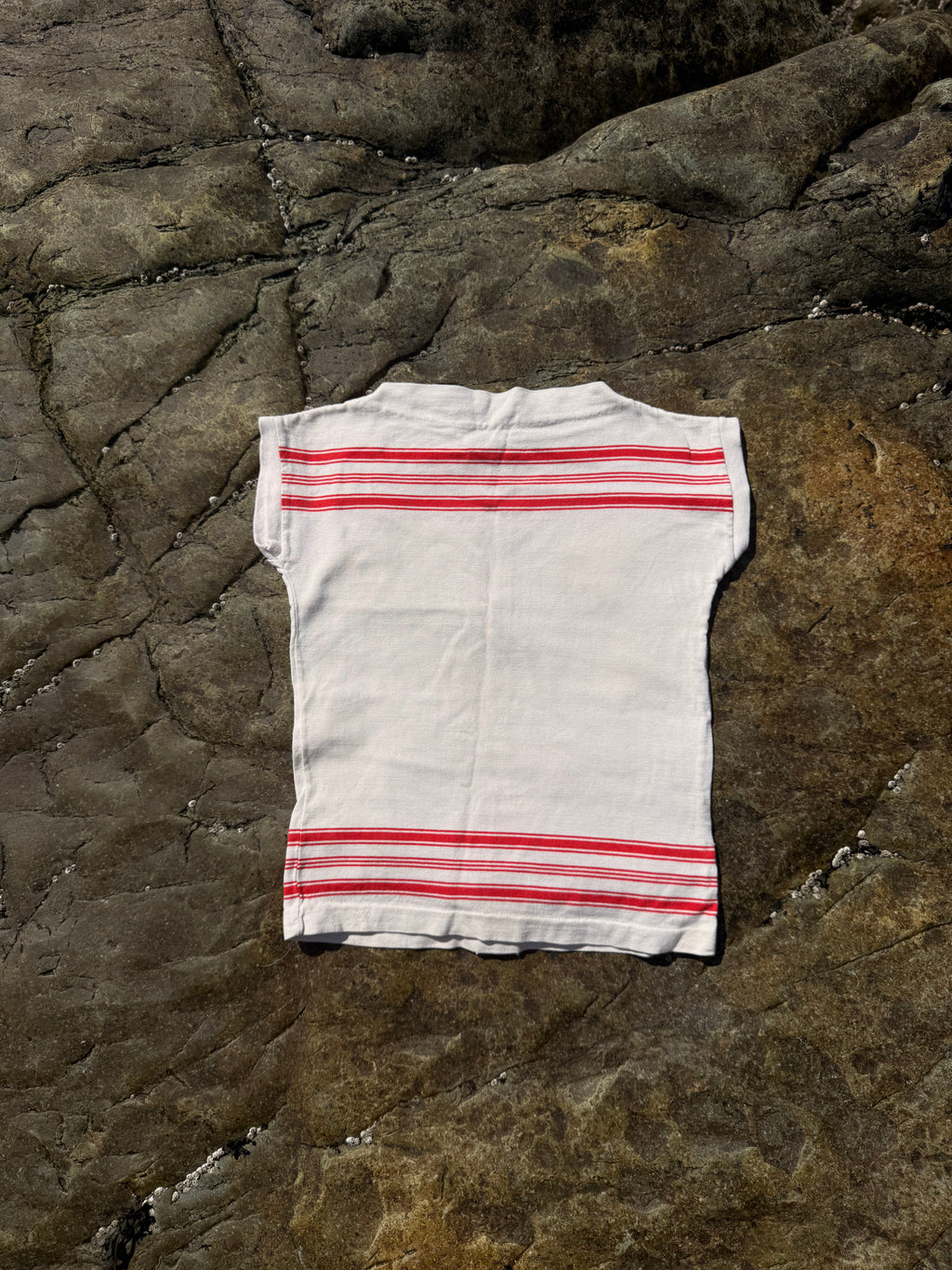 1960s cotton dish towel look tee