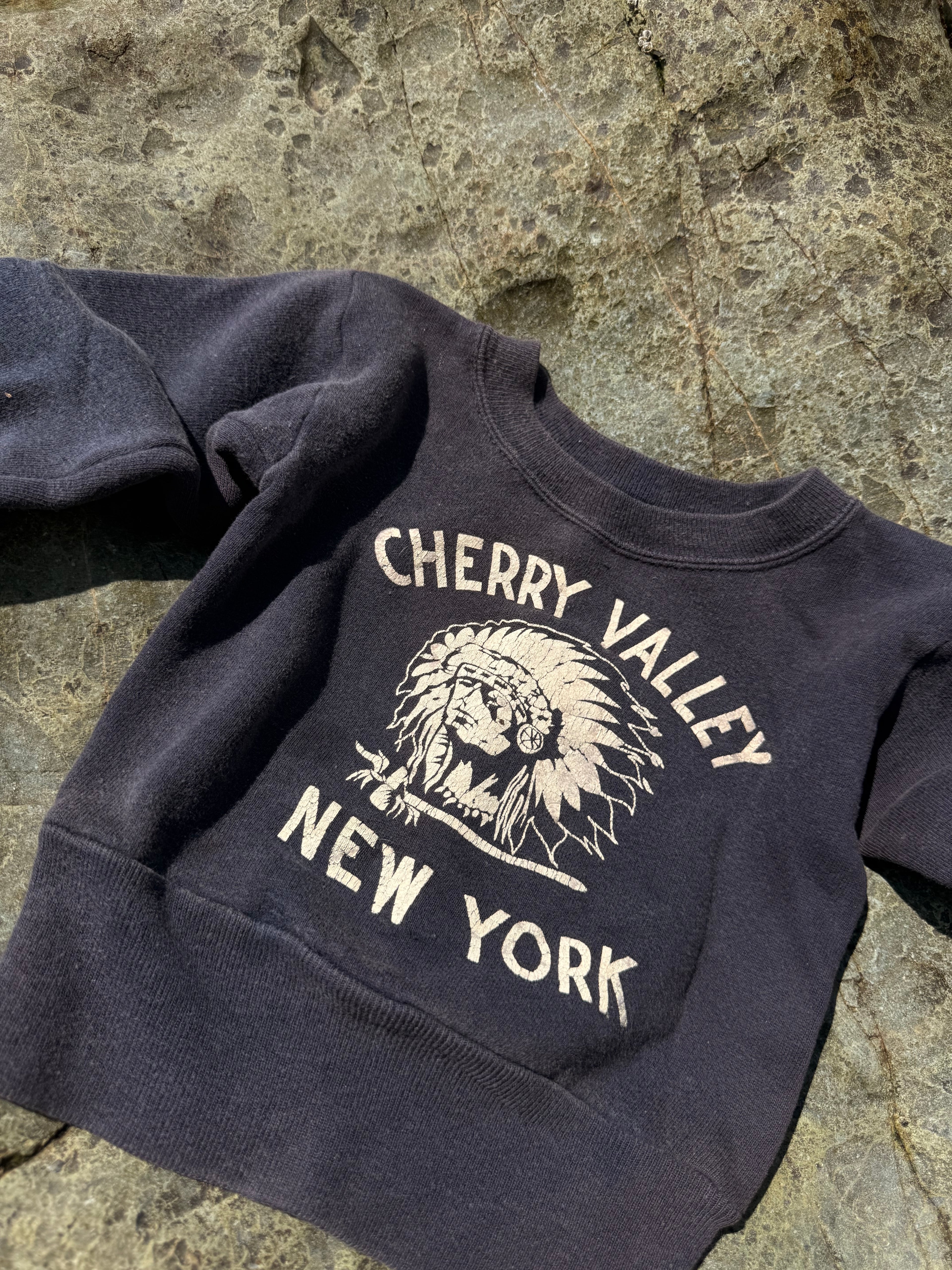 1950s cherry valley new york souvenir sweatshirt
