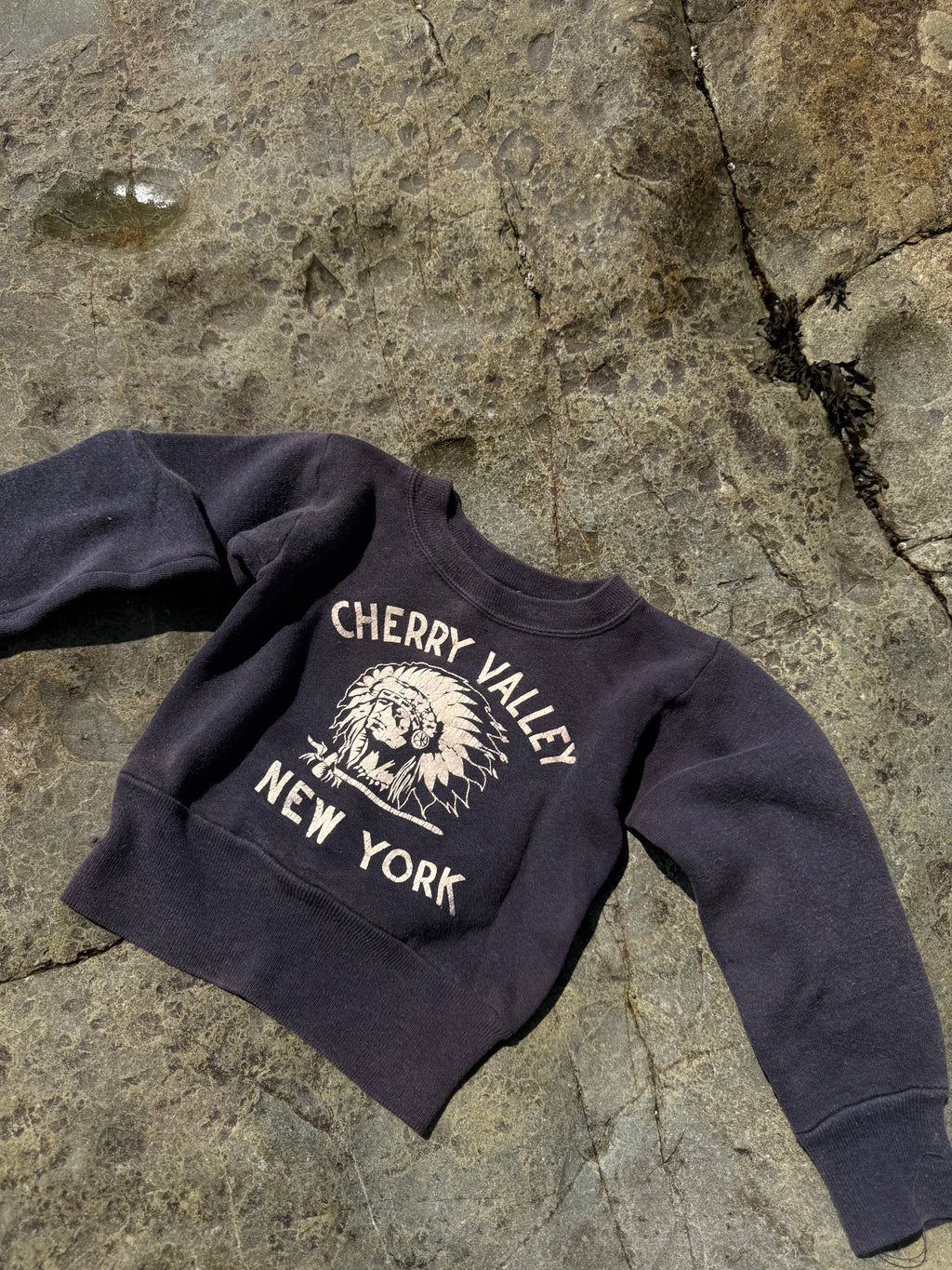1950s cherry valley new york souvenir sweatshirt