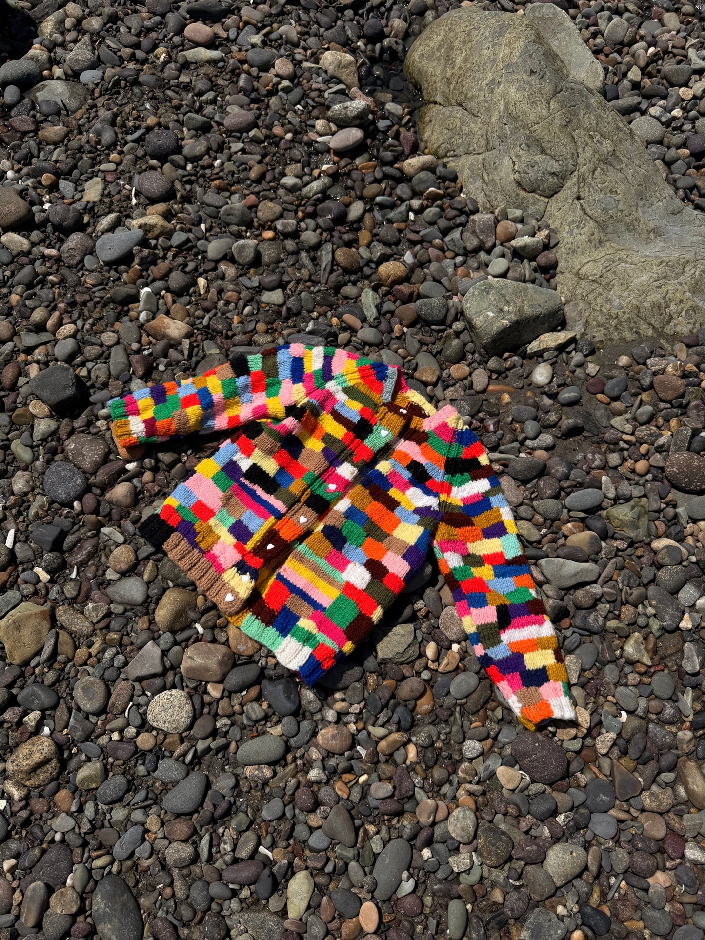 1960s rainbow knit