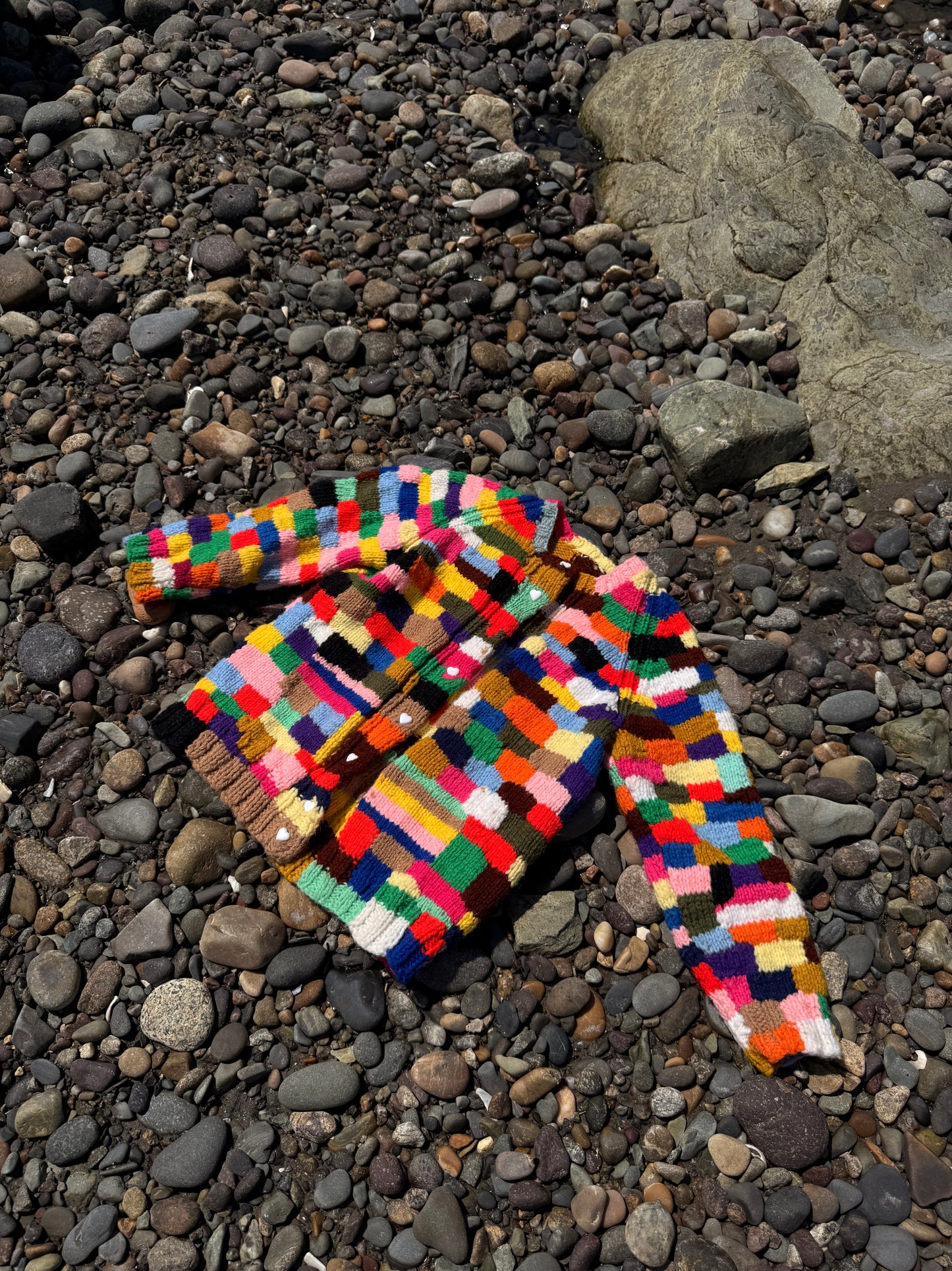 1960s rainbow knit