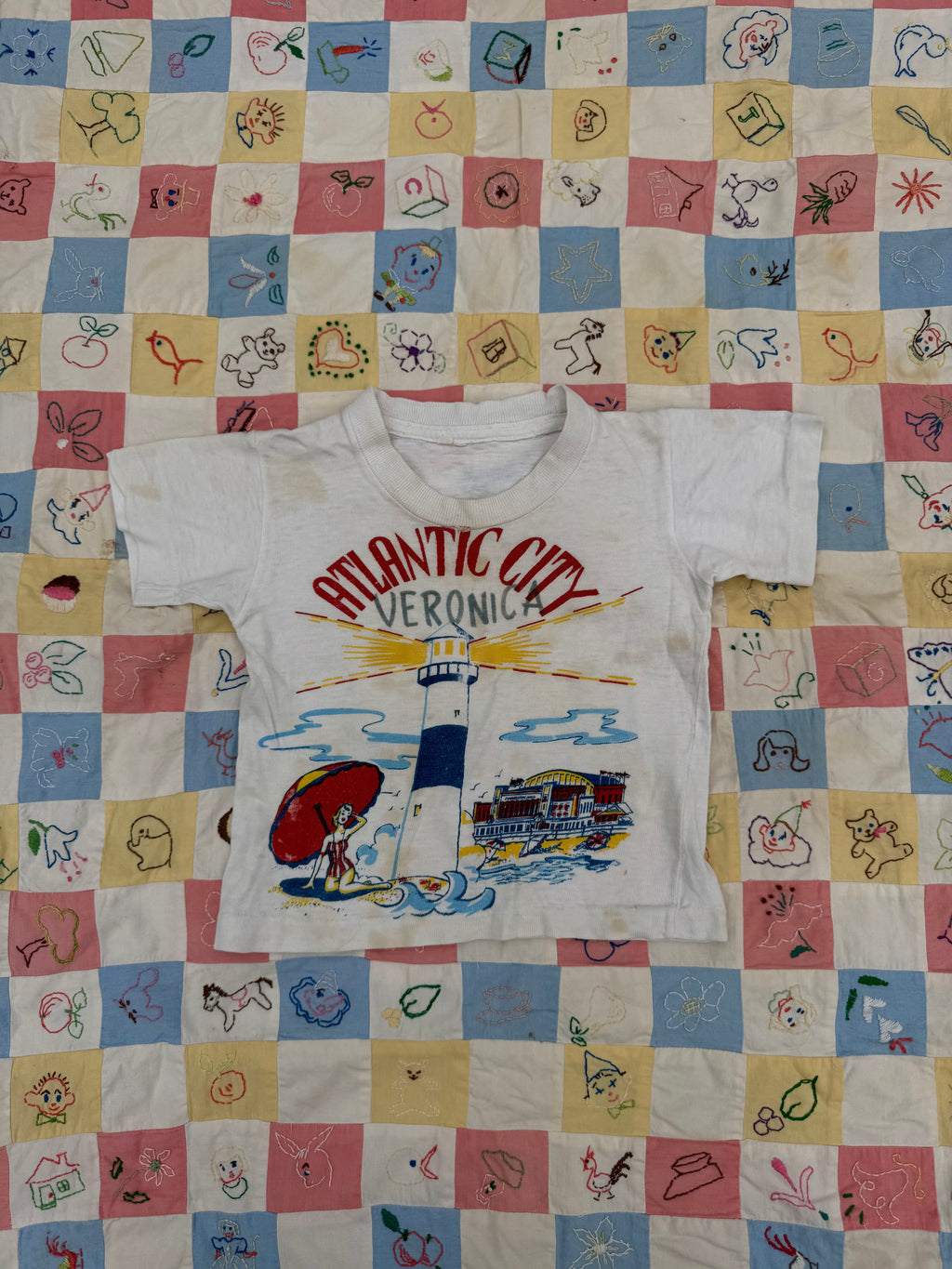 1960s atlantic city souvenir tee