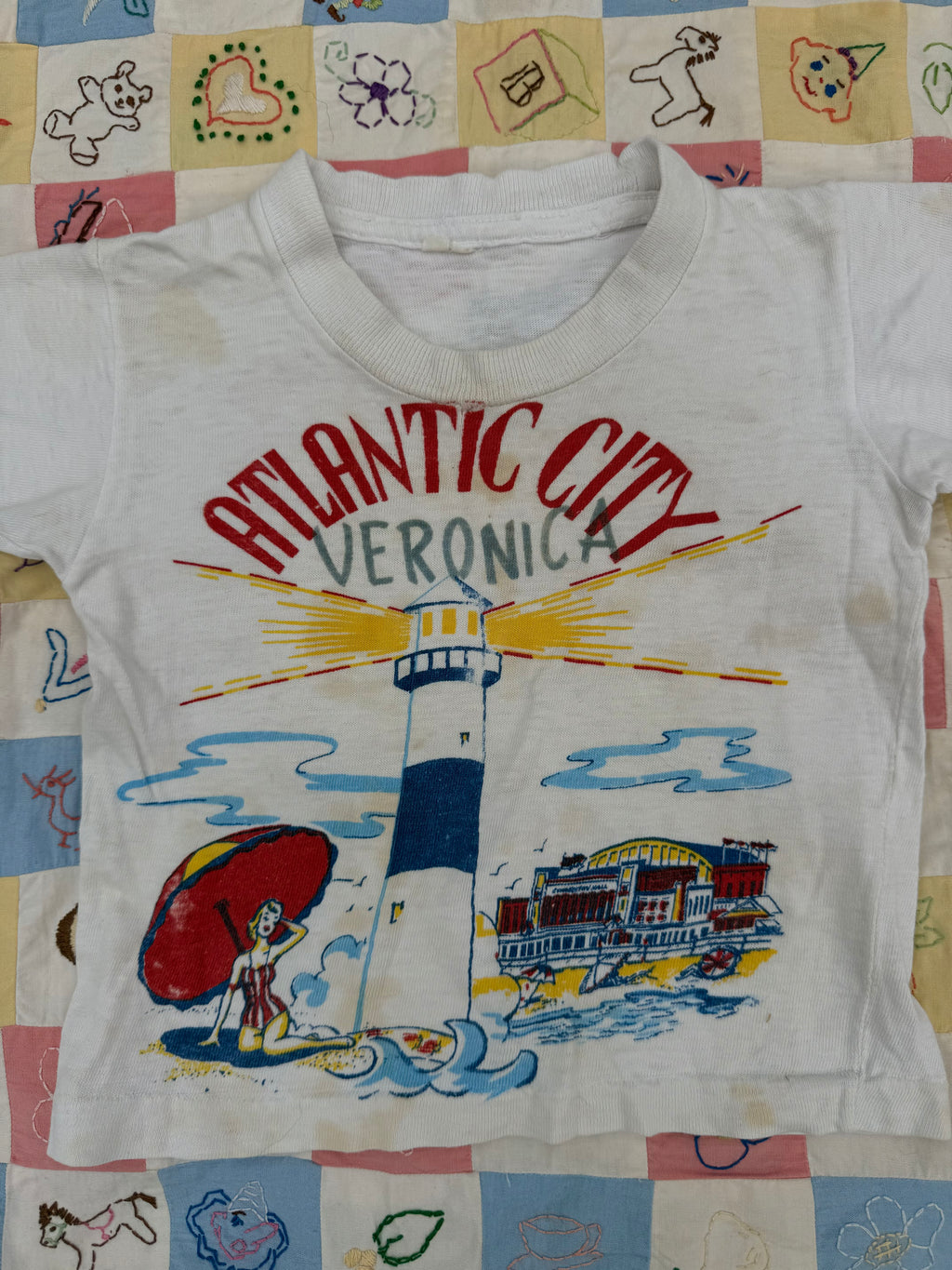 1960s atlantic city souvenir tee