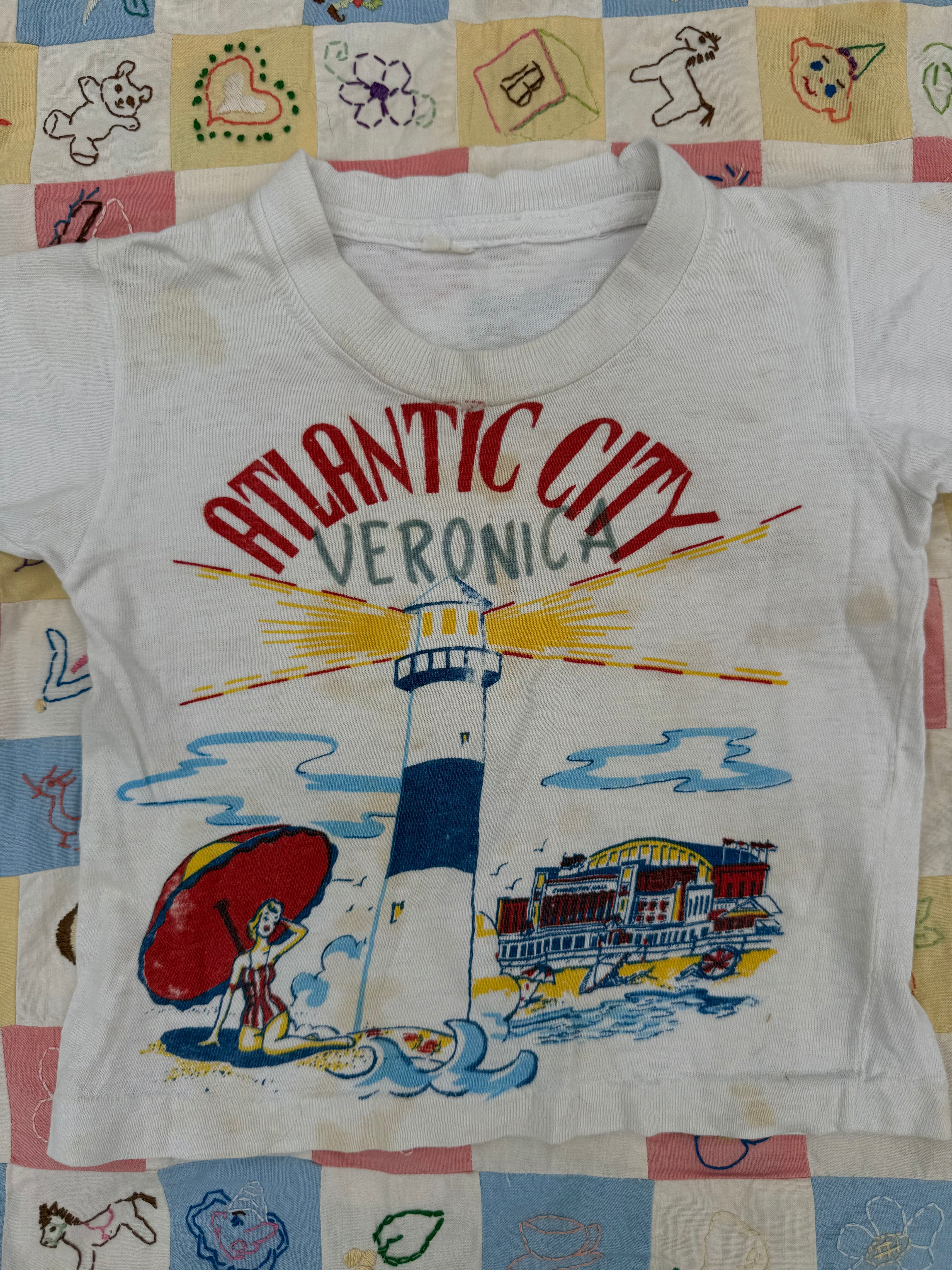 1960s atlantic city souvenir tee