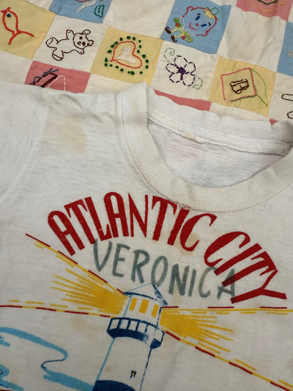 1960s atlantic city souvenir tee