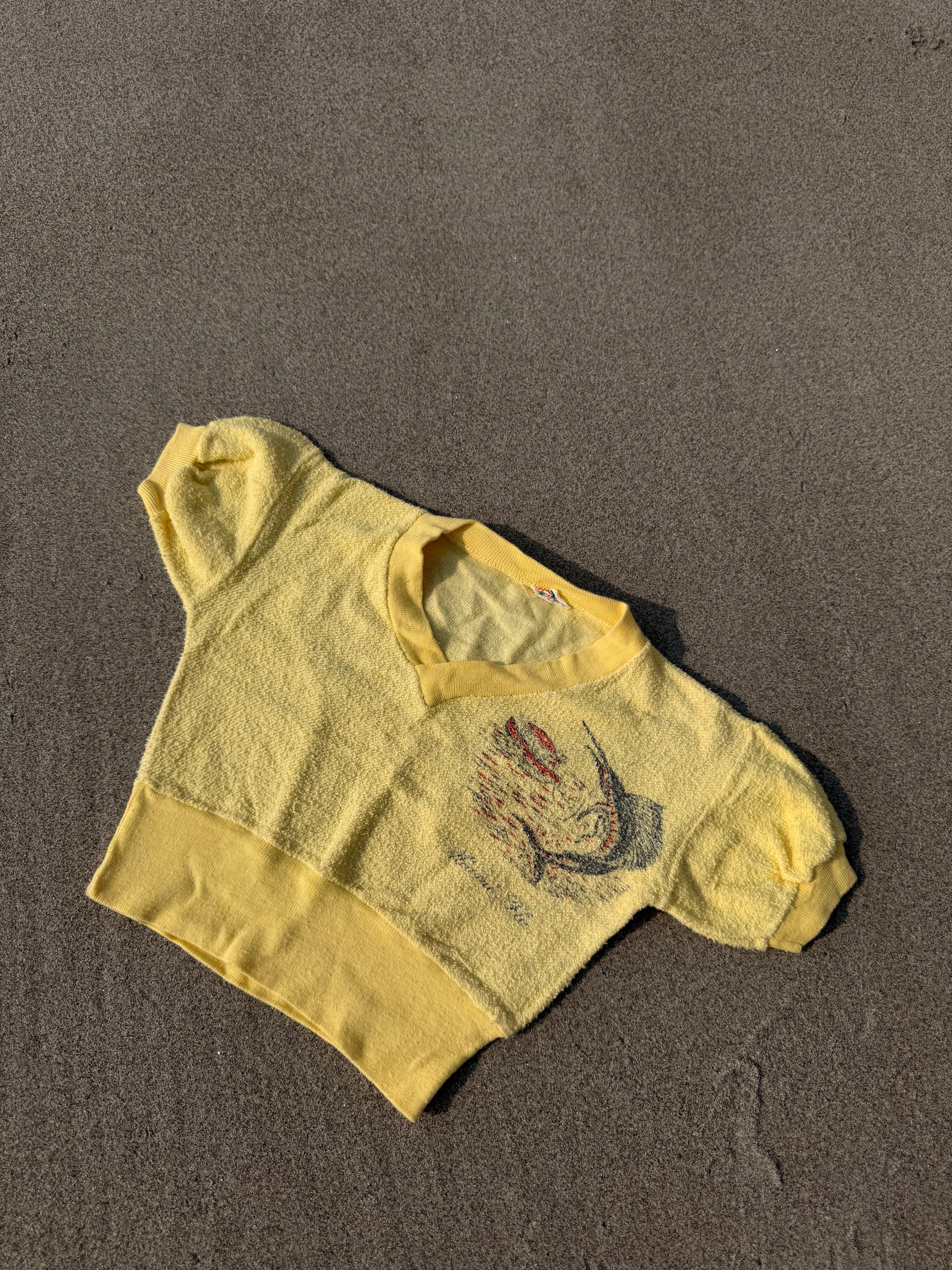 1950s miami terrycloth marlin souvenir tee