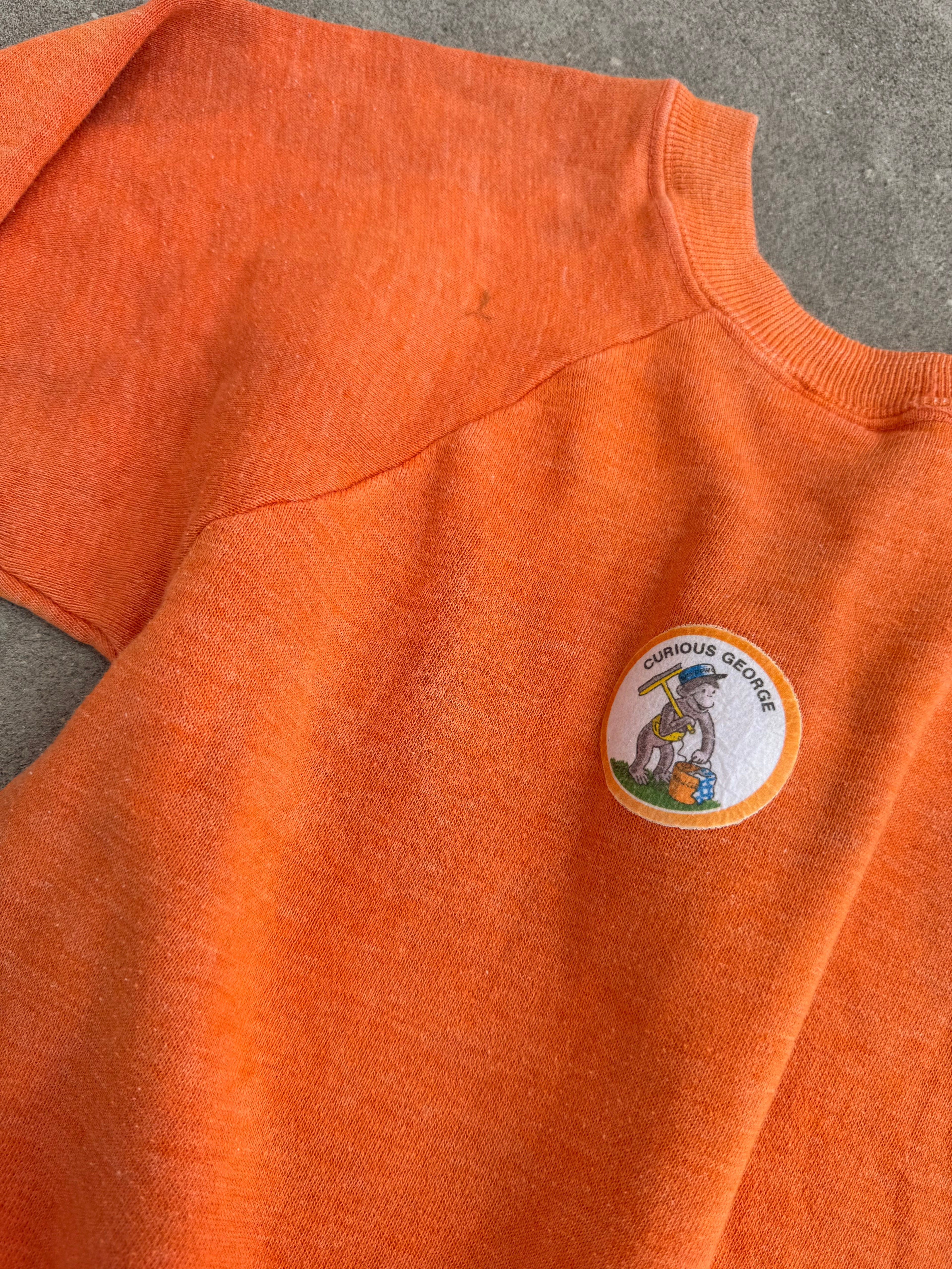 1970s wheaties / curious George sweatshirt