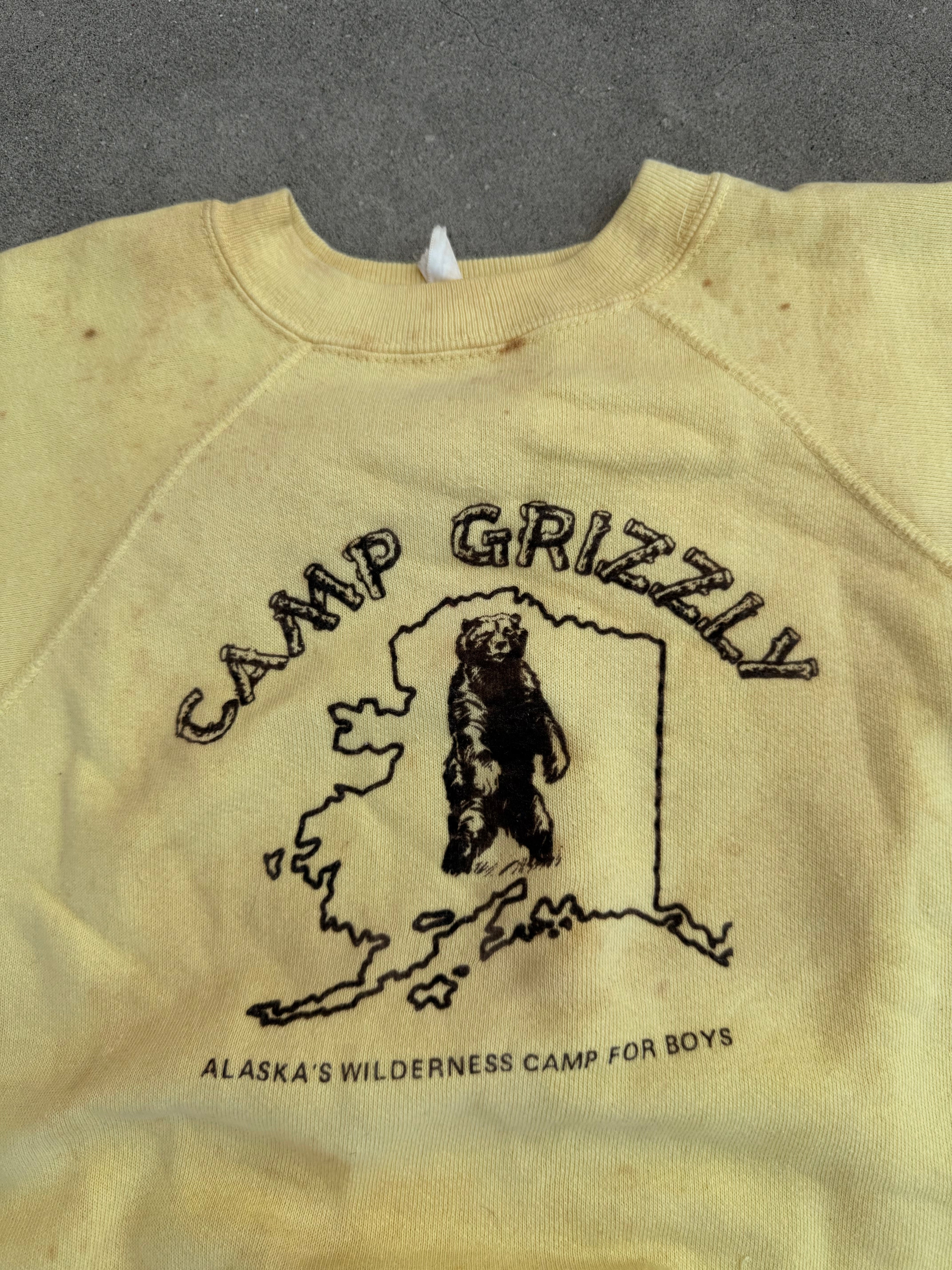 1970s camp grizzly alaskan sweatshirt tee