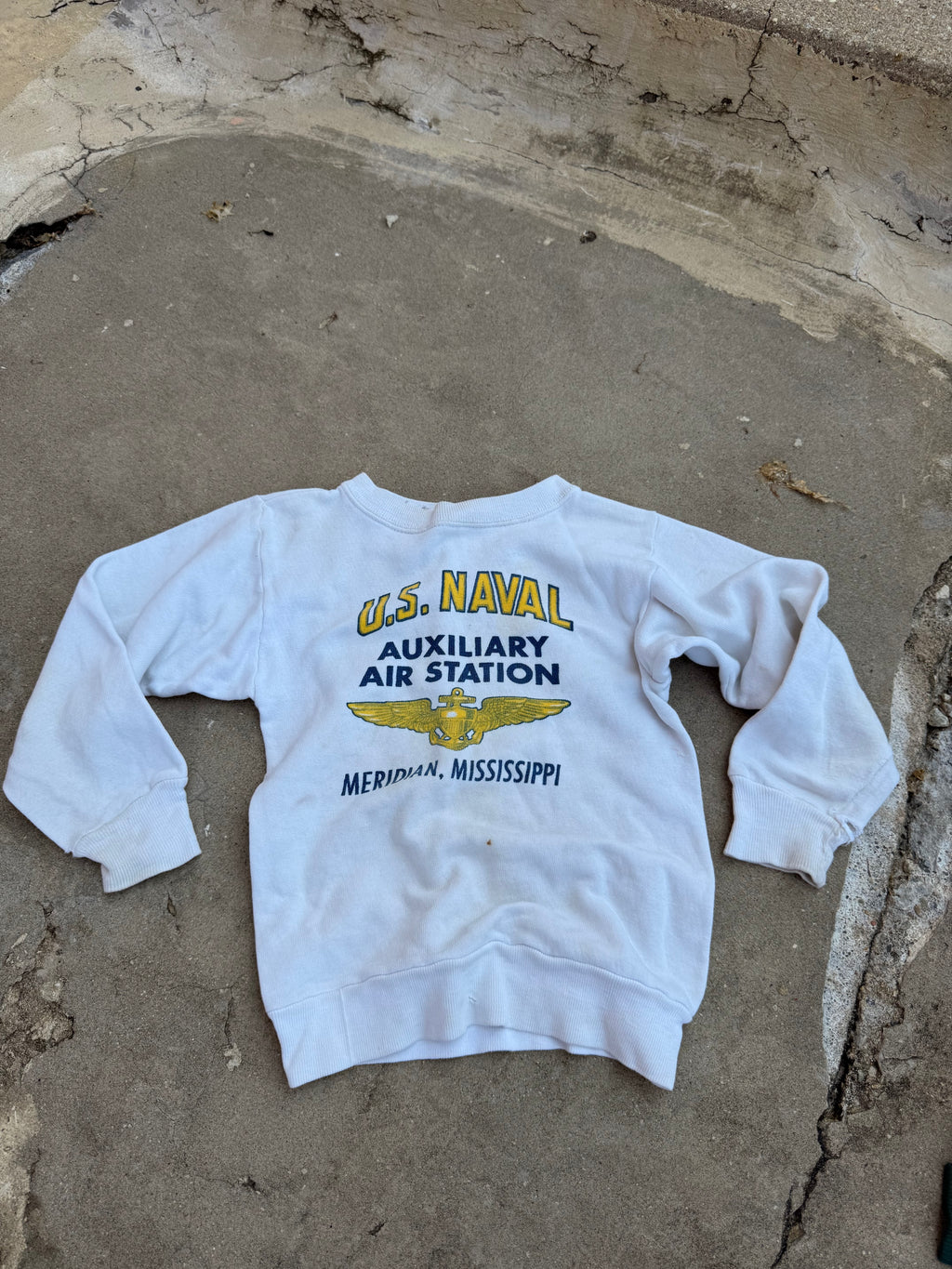 1960s naval station sweatshirt